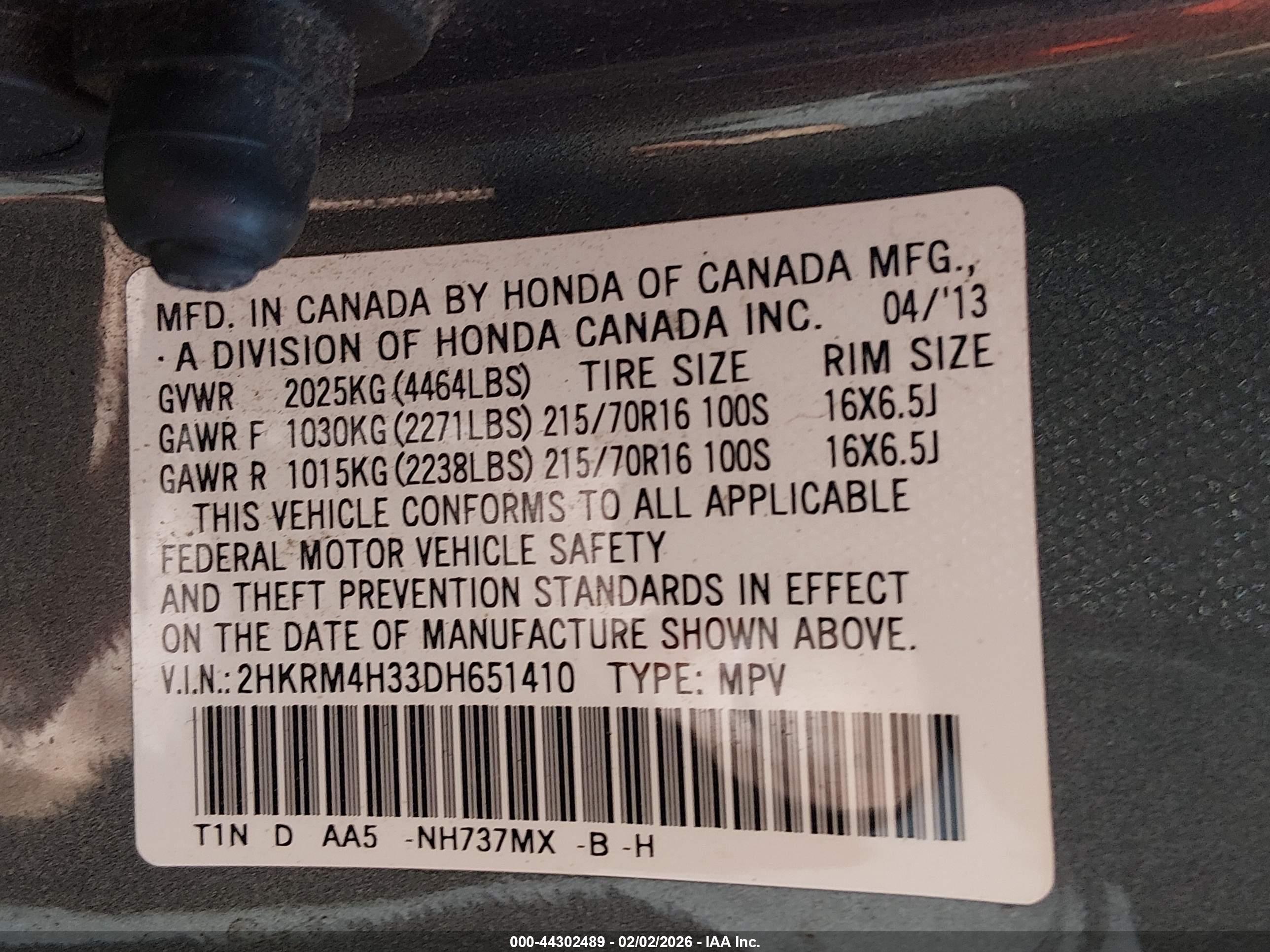 HONDA CR-V image 9