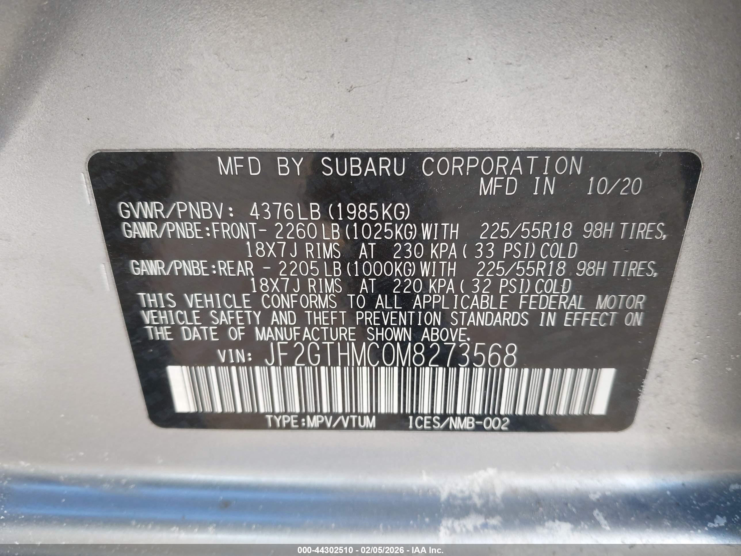 SUBARU CROSSTREK image 9