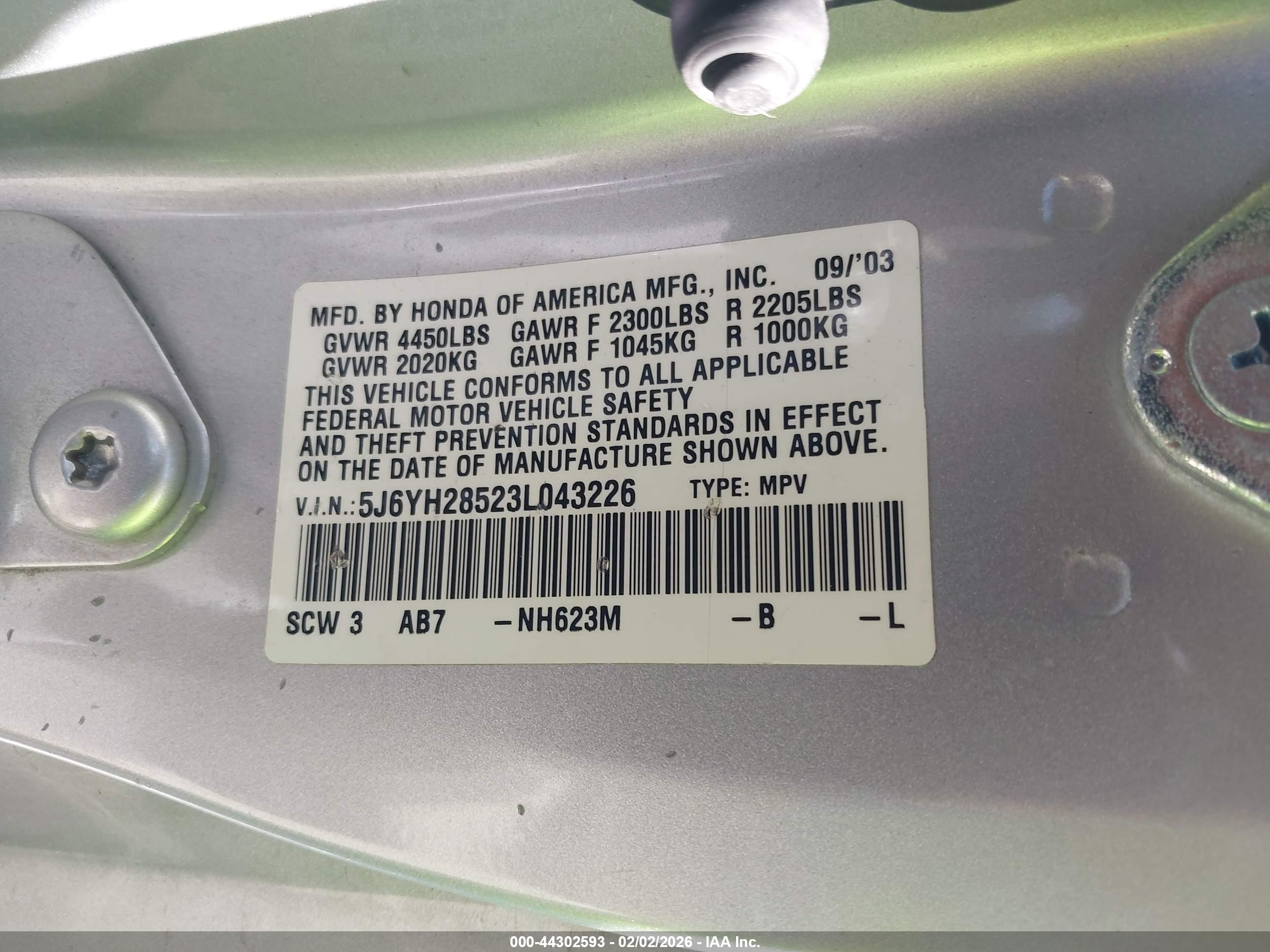 HONDA ELEMENT image 9