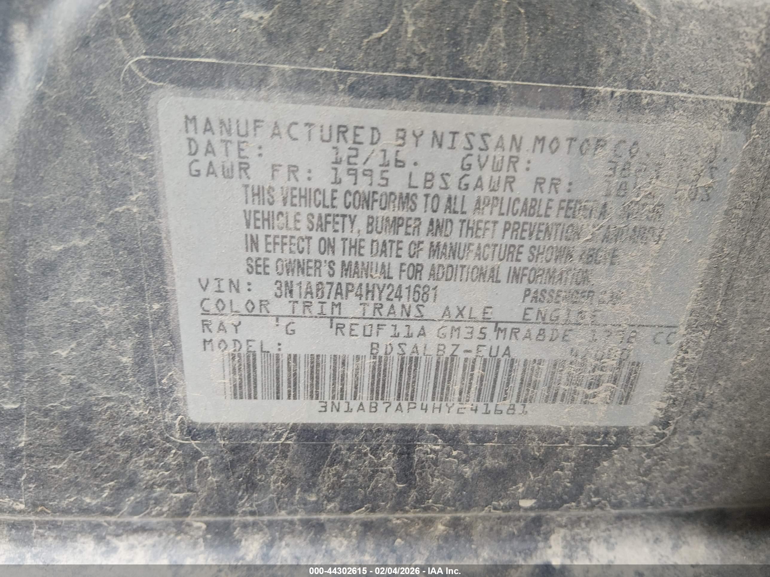 NISSAN SENTRA image 9