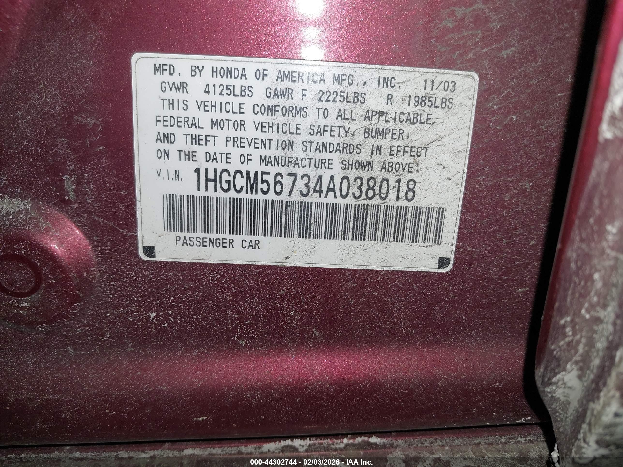 HONDA ACCORD image 9