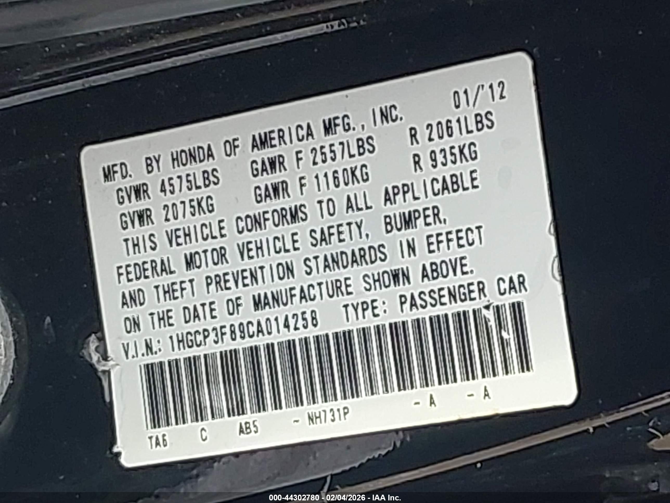 HONDA ACCORD image 9