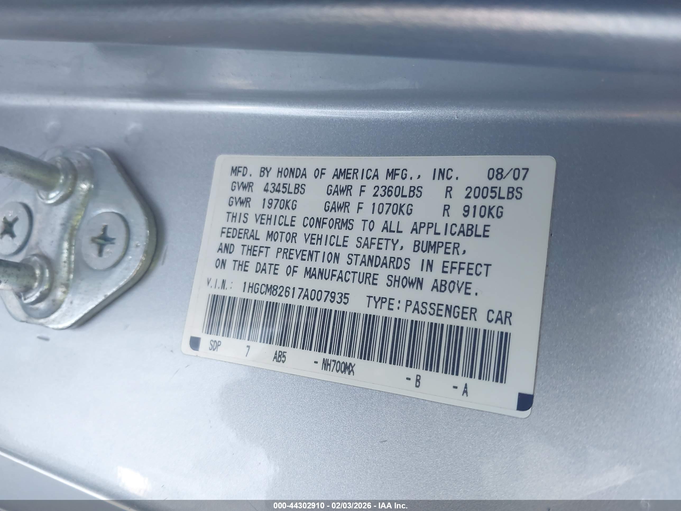 HONDA ACCORD image 9