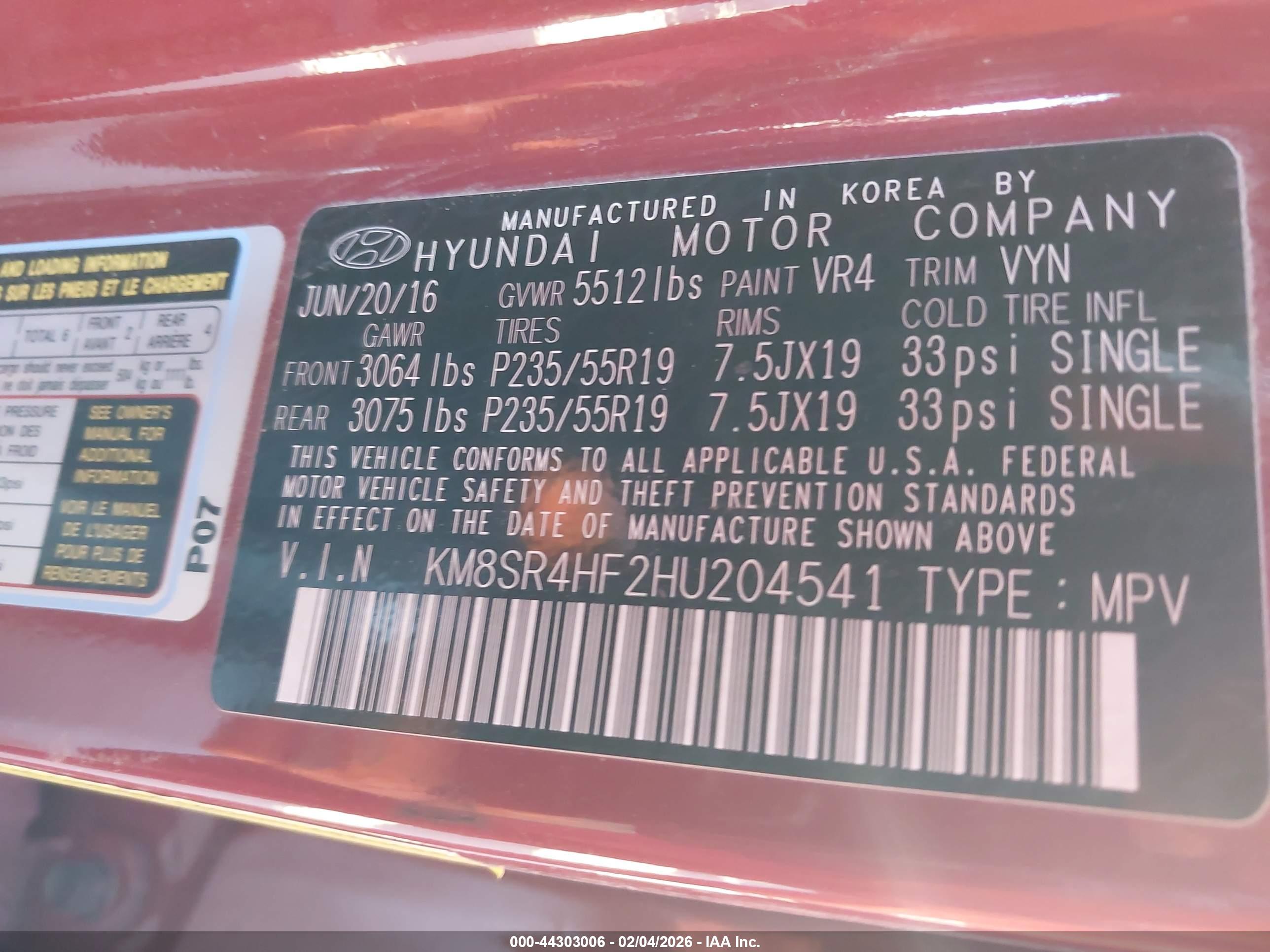 HYUNDAI SANTA image 9