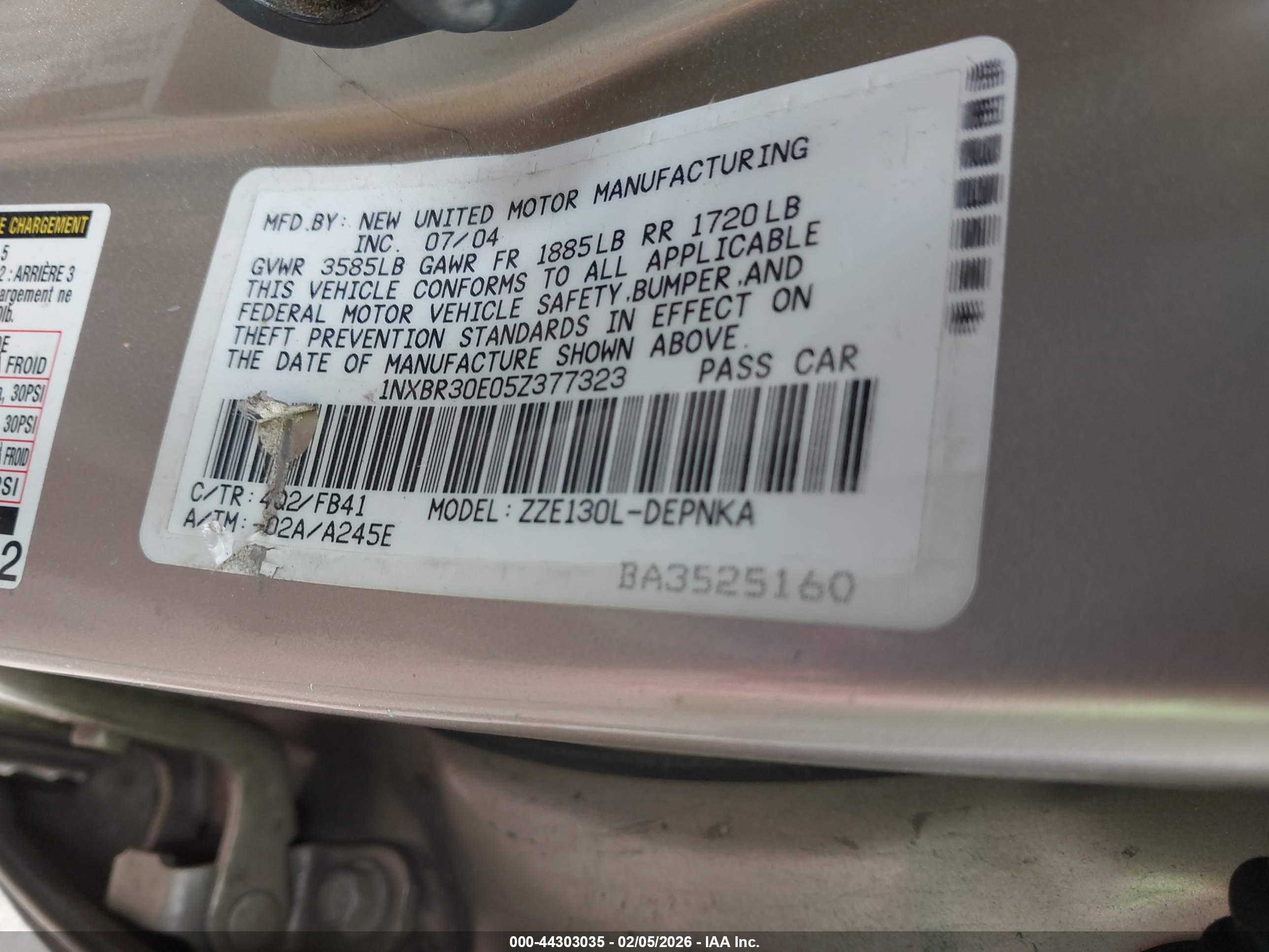 TOYOTA COROLLA image 9