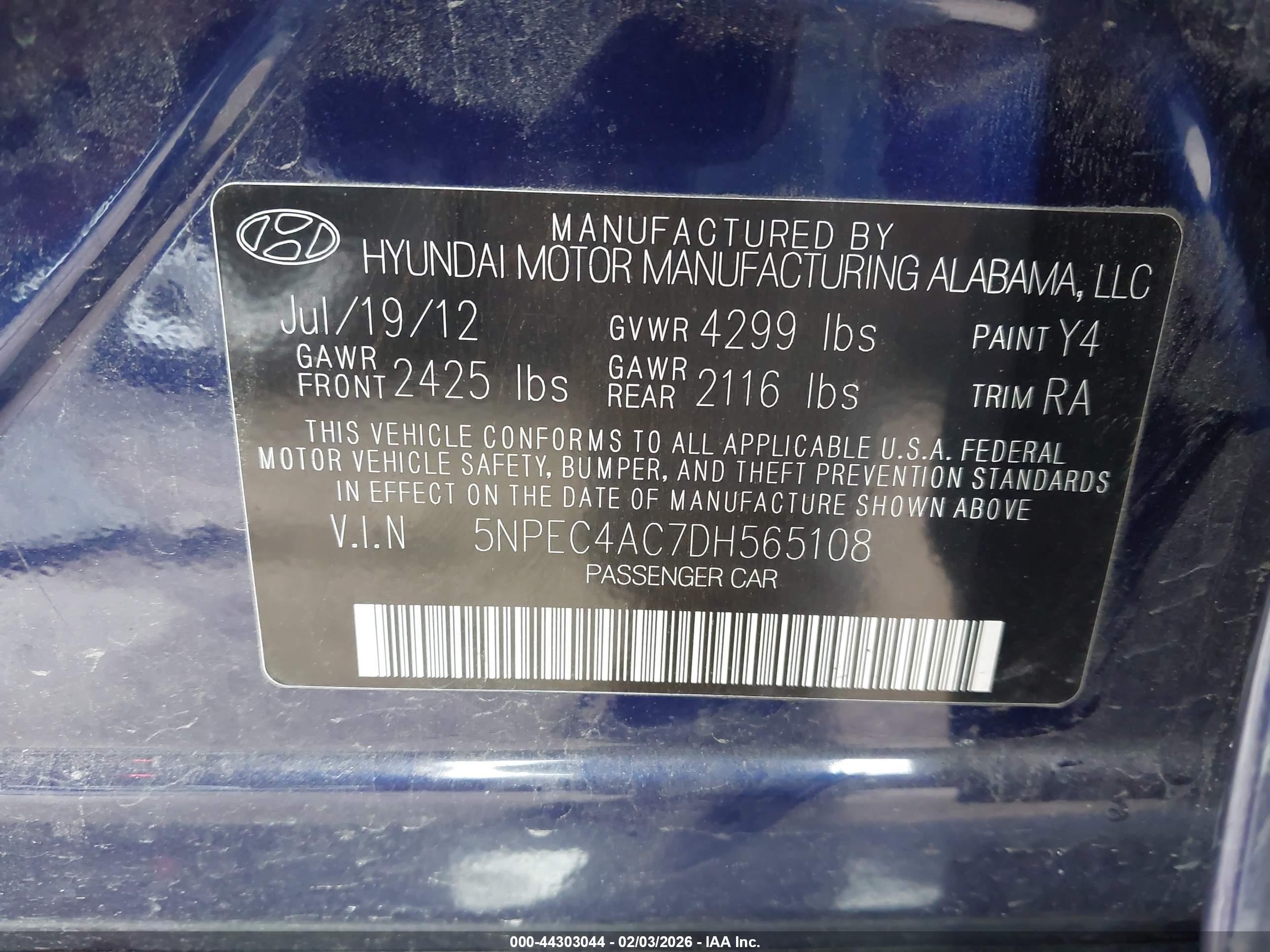 HYUNDAI SONATA image 9