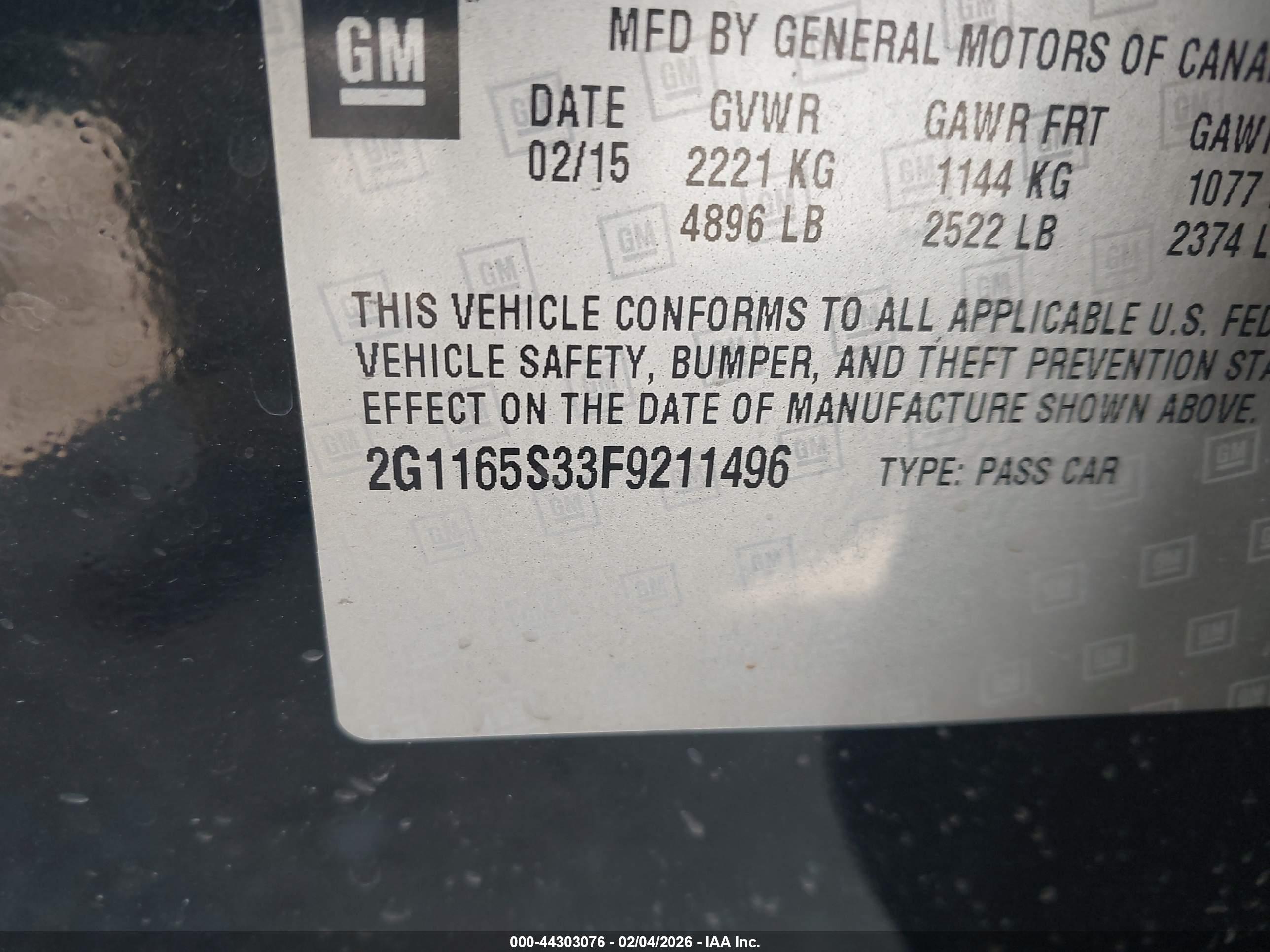 CHEVROLET IMPALA image 9