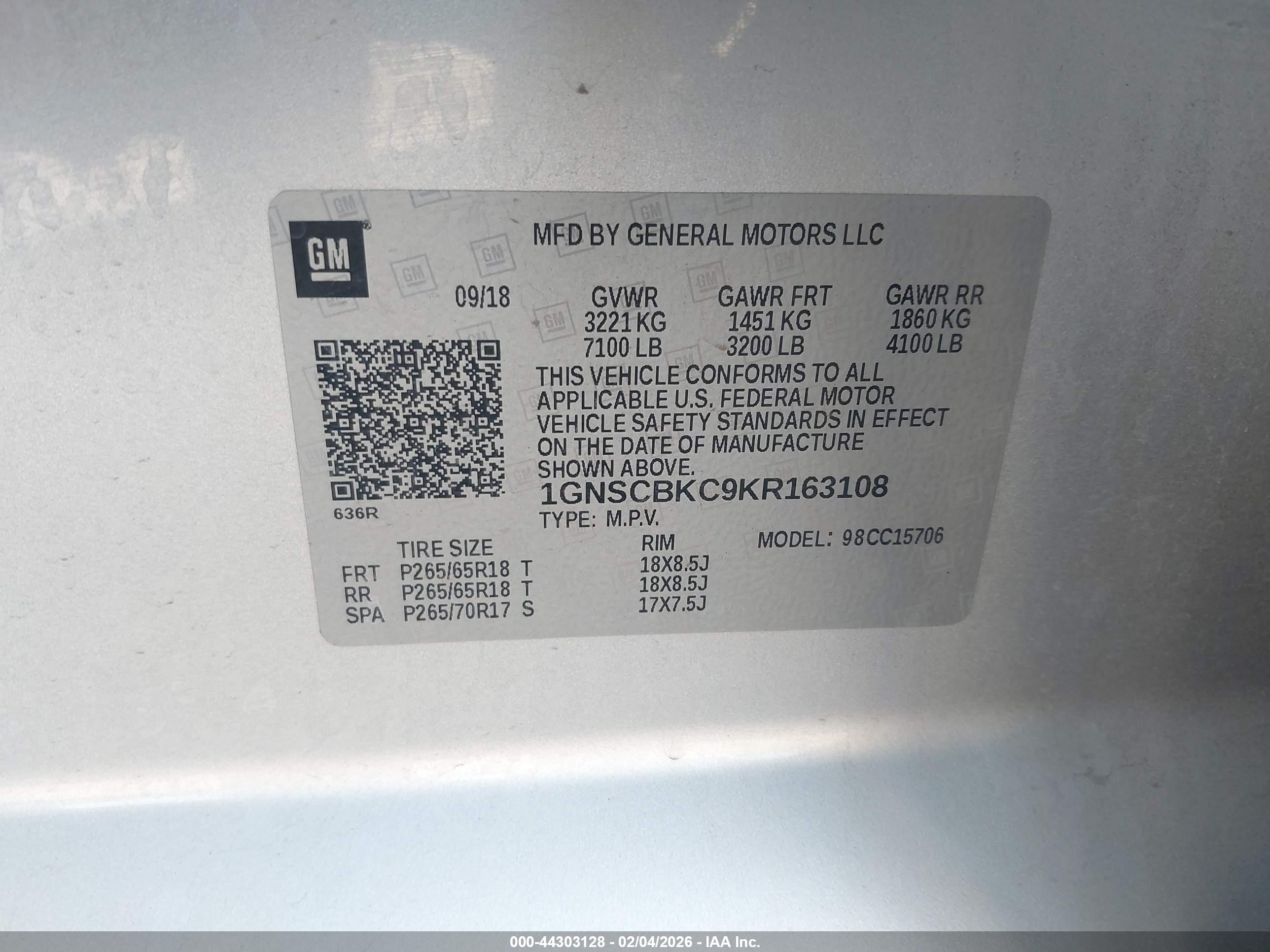 CHEVROLET TAHOE image 9