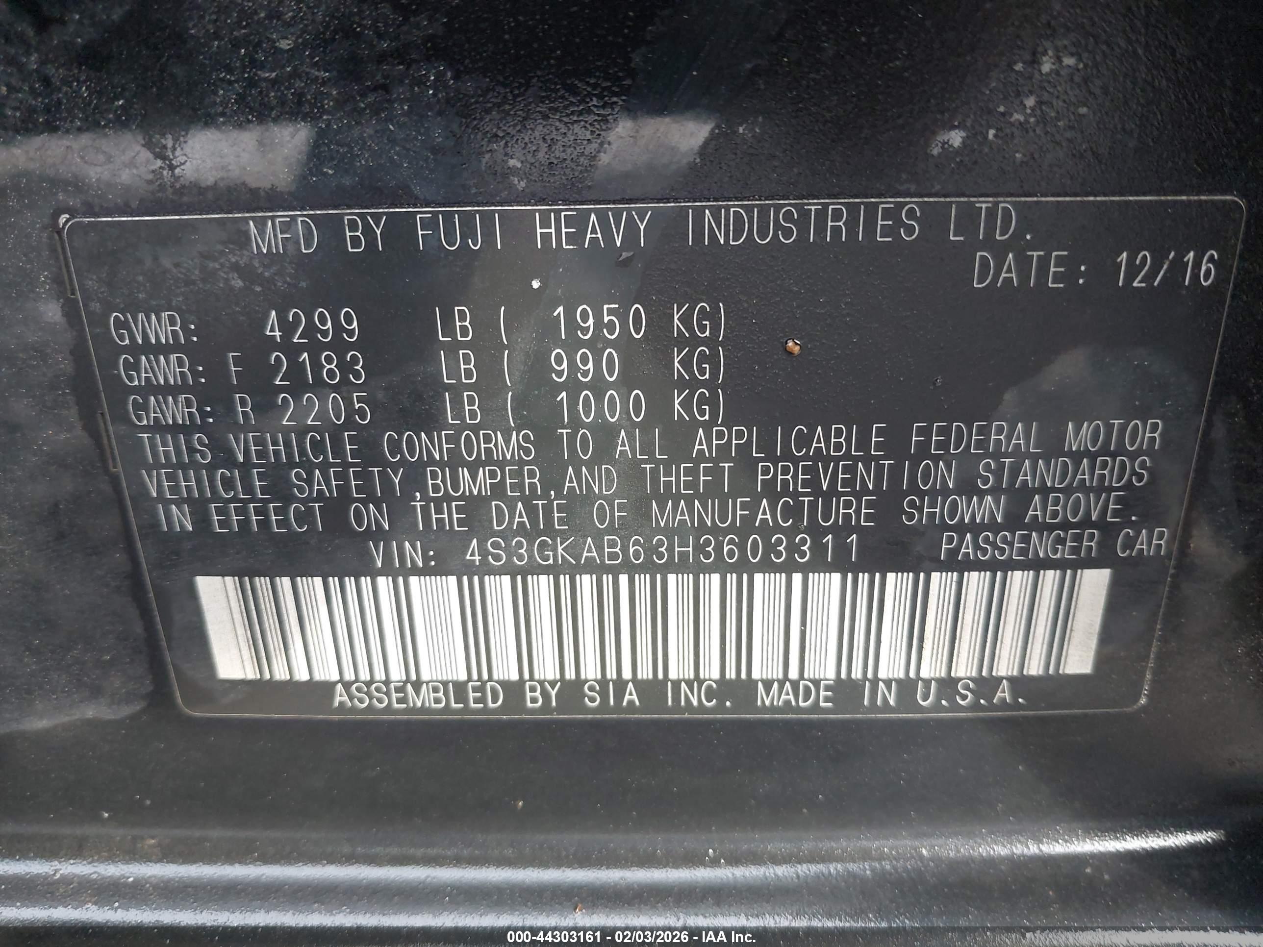 SUBARU IMPREZA image 9