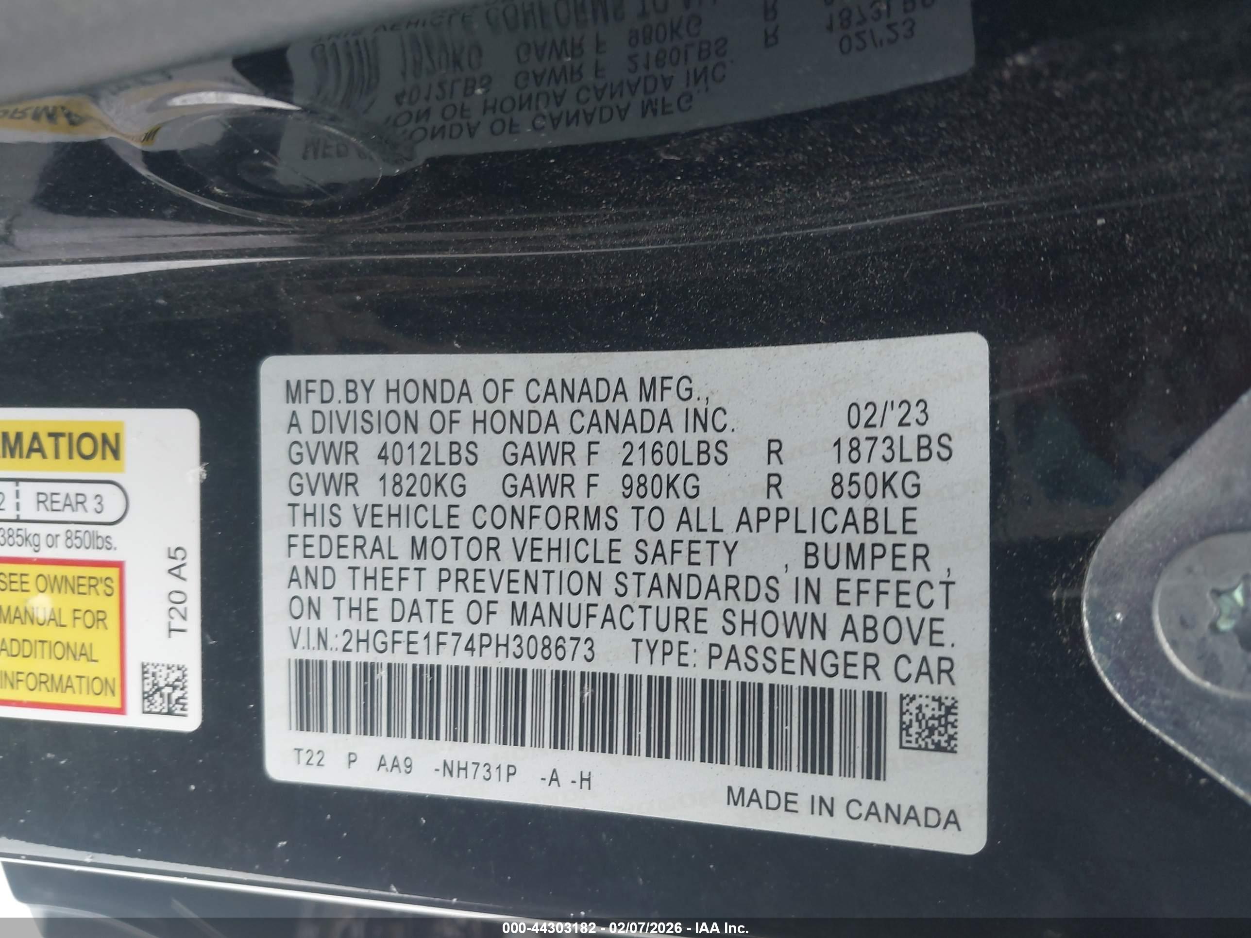 HONDA CIVIC image 9