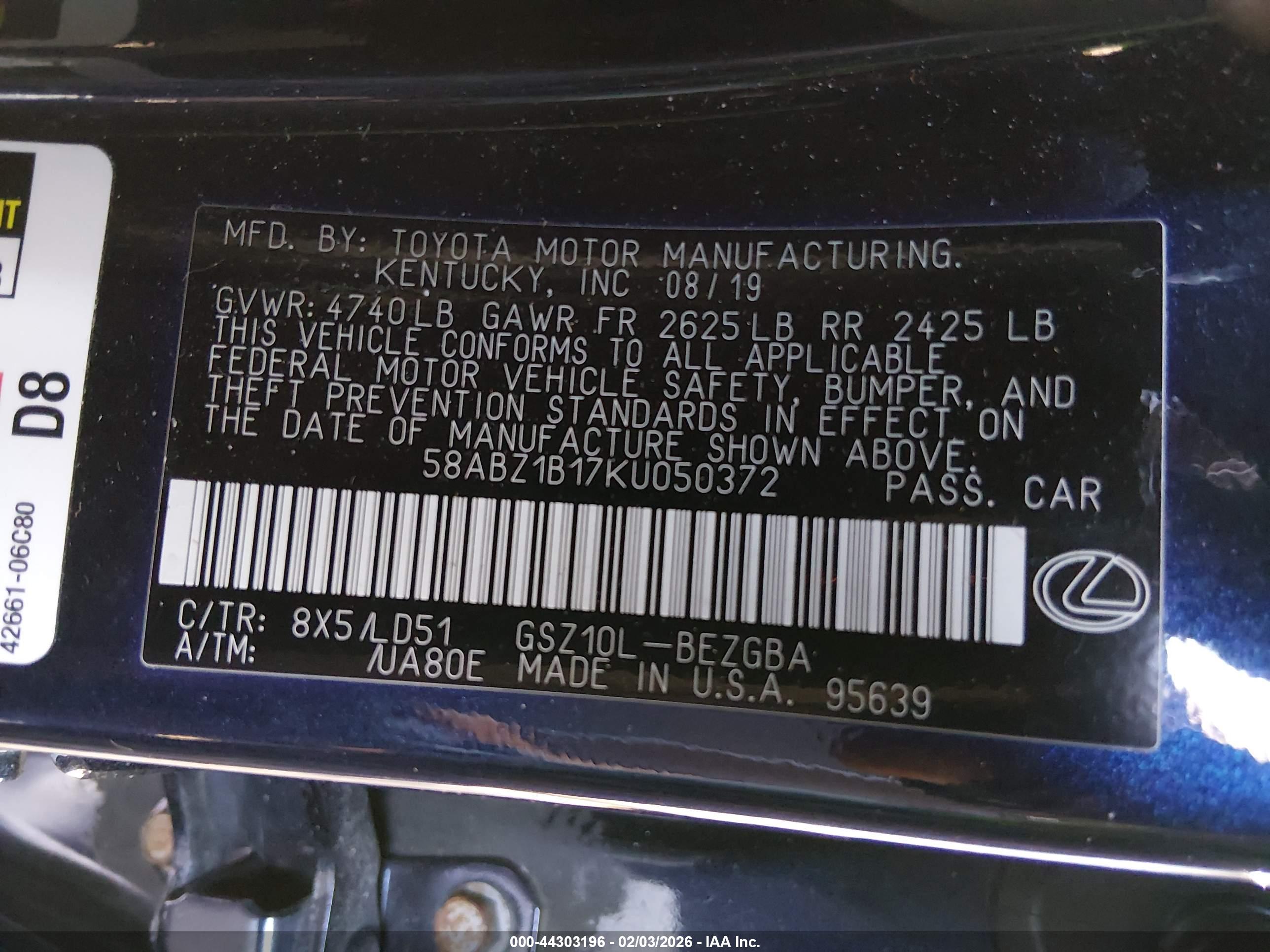 LEXUS ES image 9