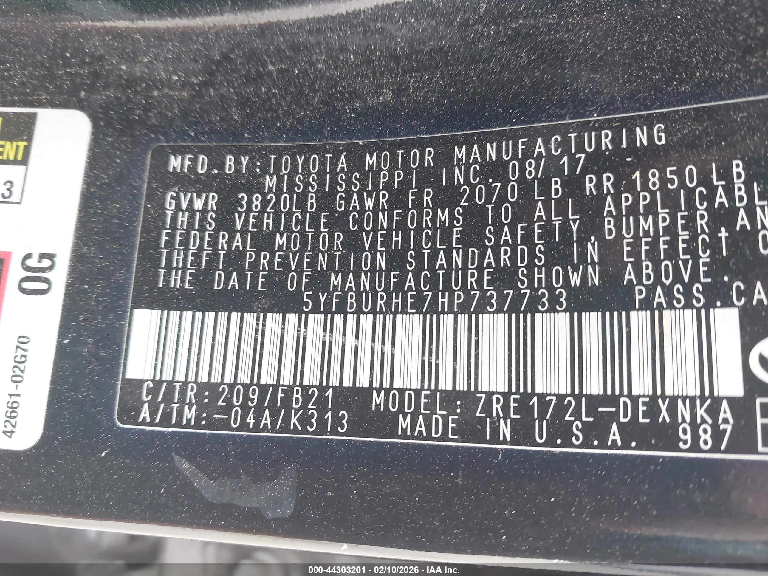 TOYOTA COROLLA image 9