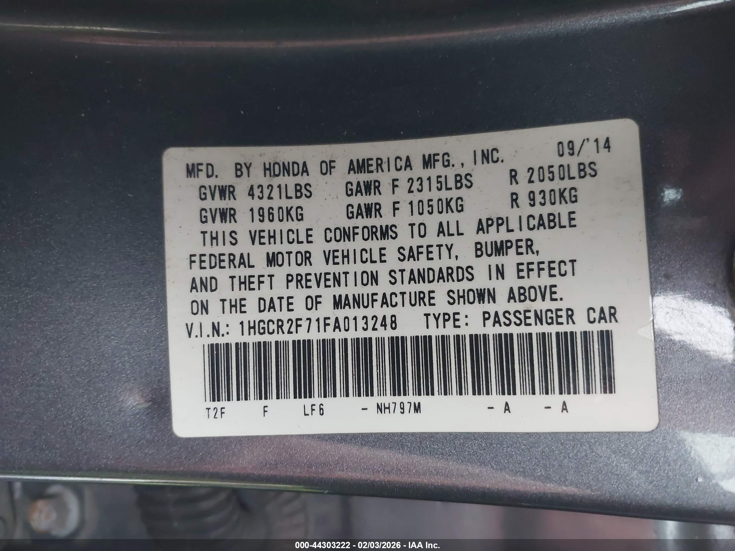 HONDA ACCORD image 9