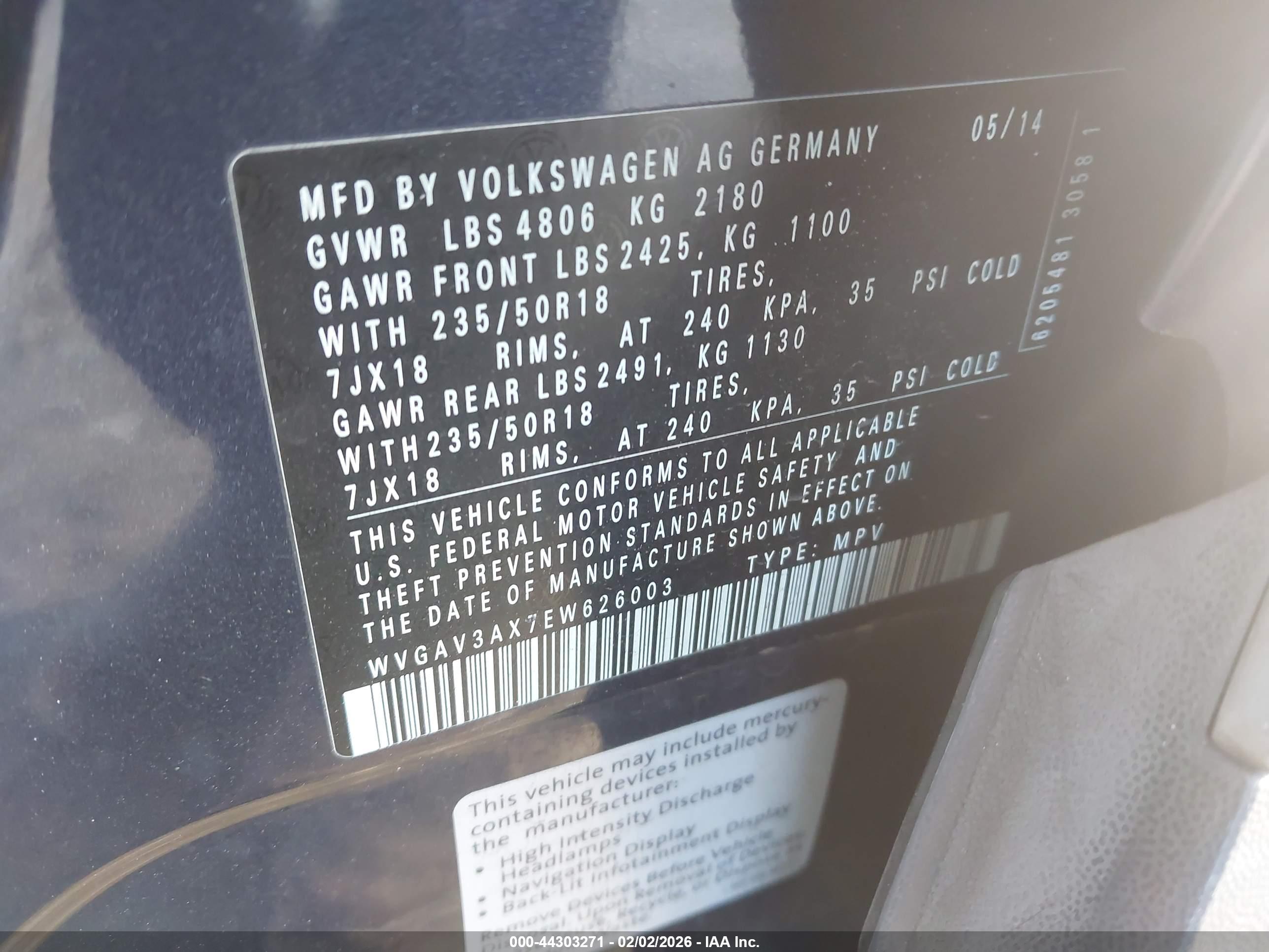 VOLKSWAGEN TIGUAN image 9