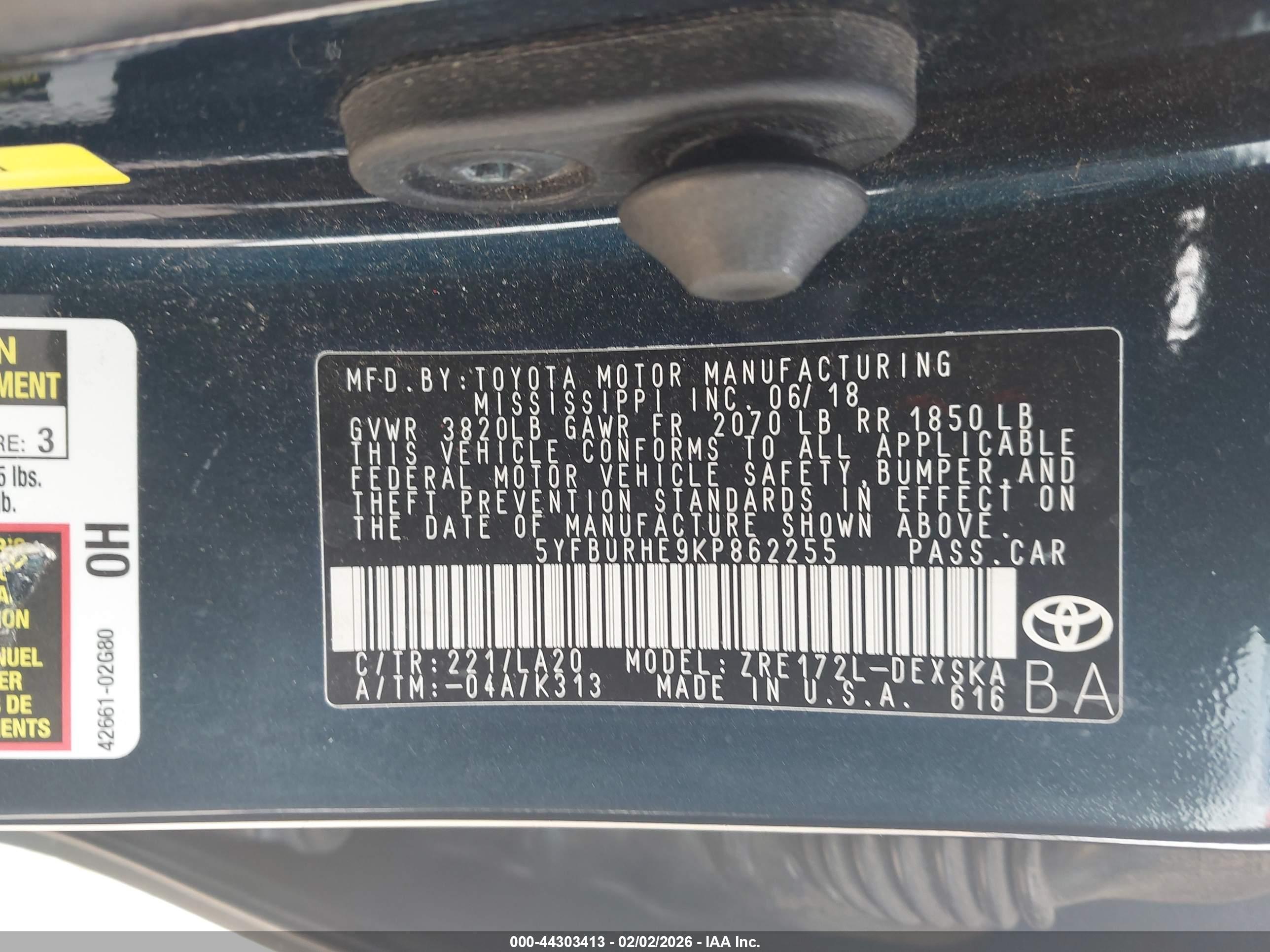 TOYOTA COROLLA image 9