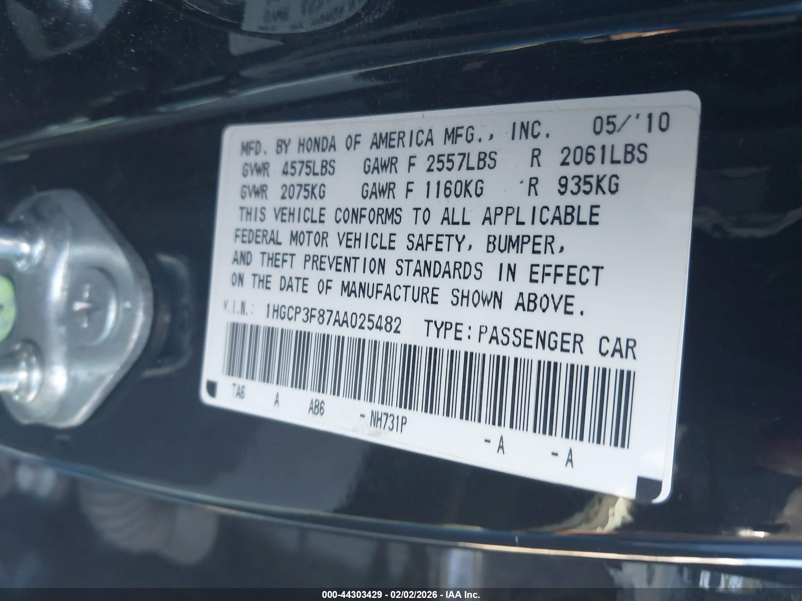 HONDA ACCORD image 9