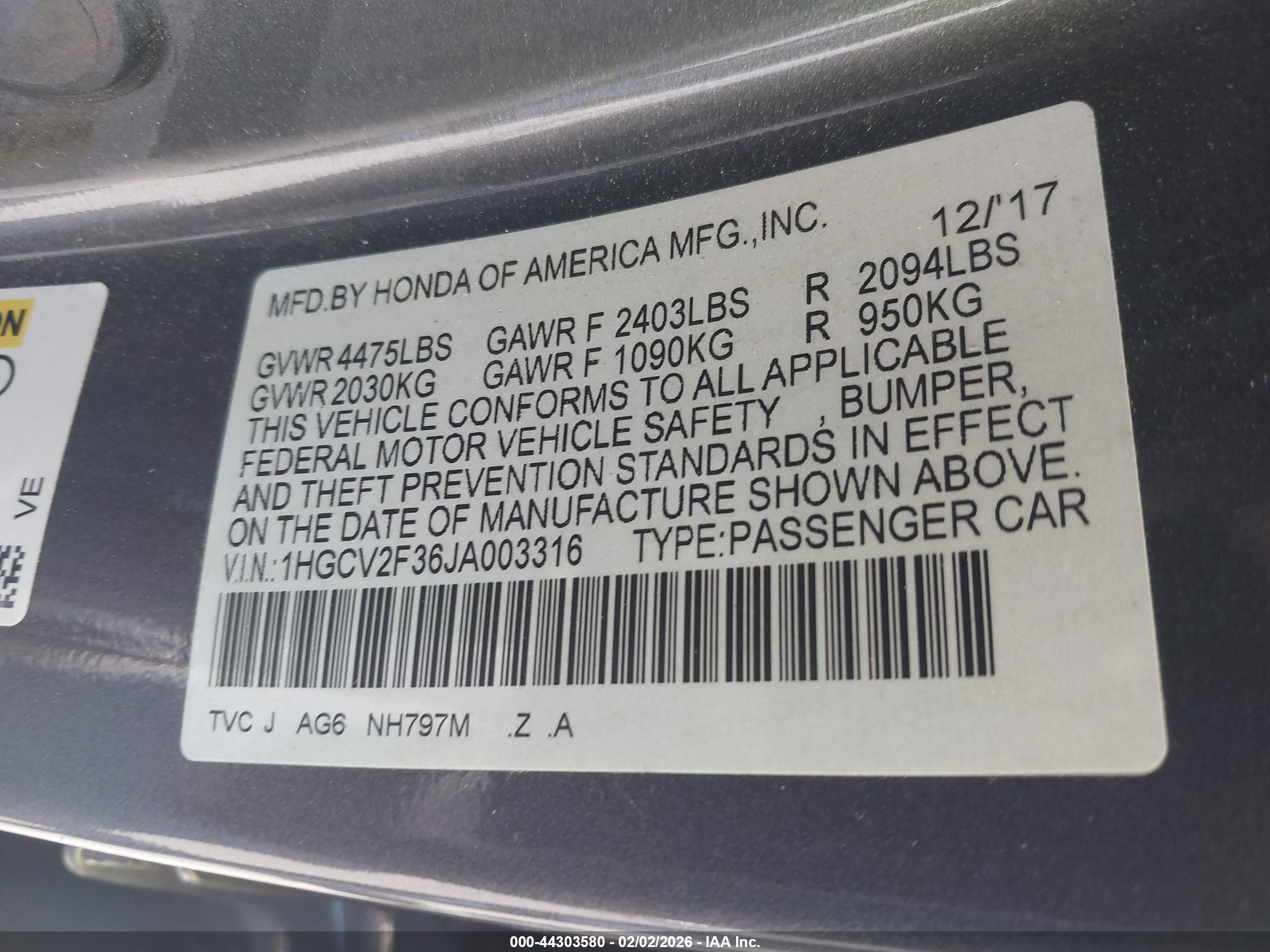 HONDA ACCORD image 9