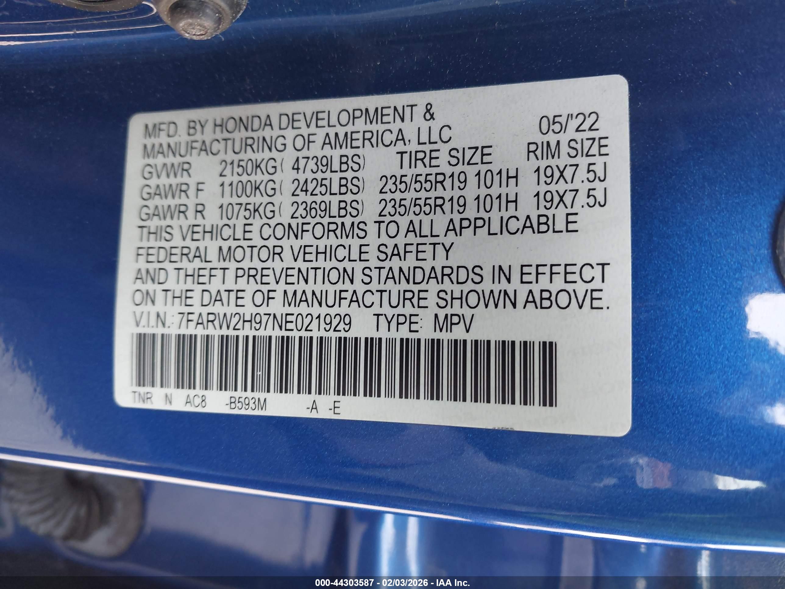 HONDA CR-V image 9