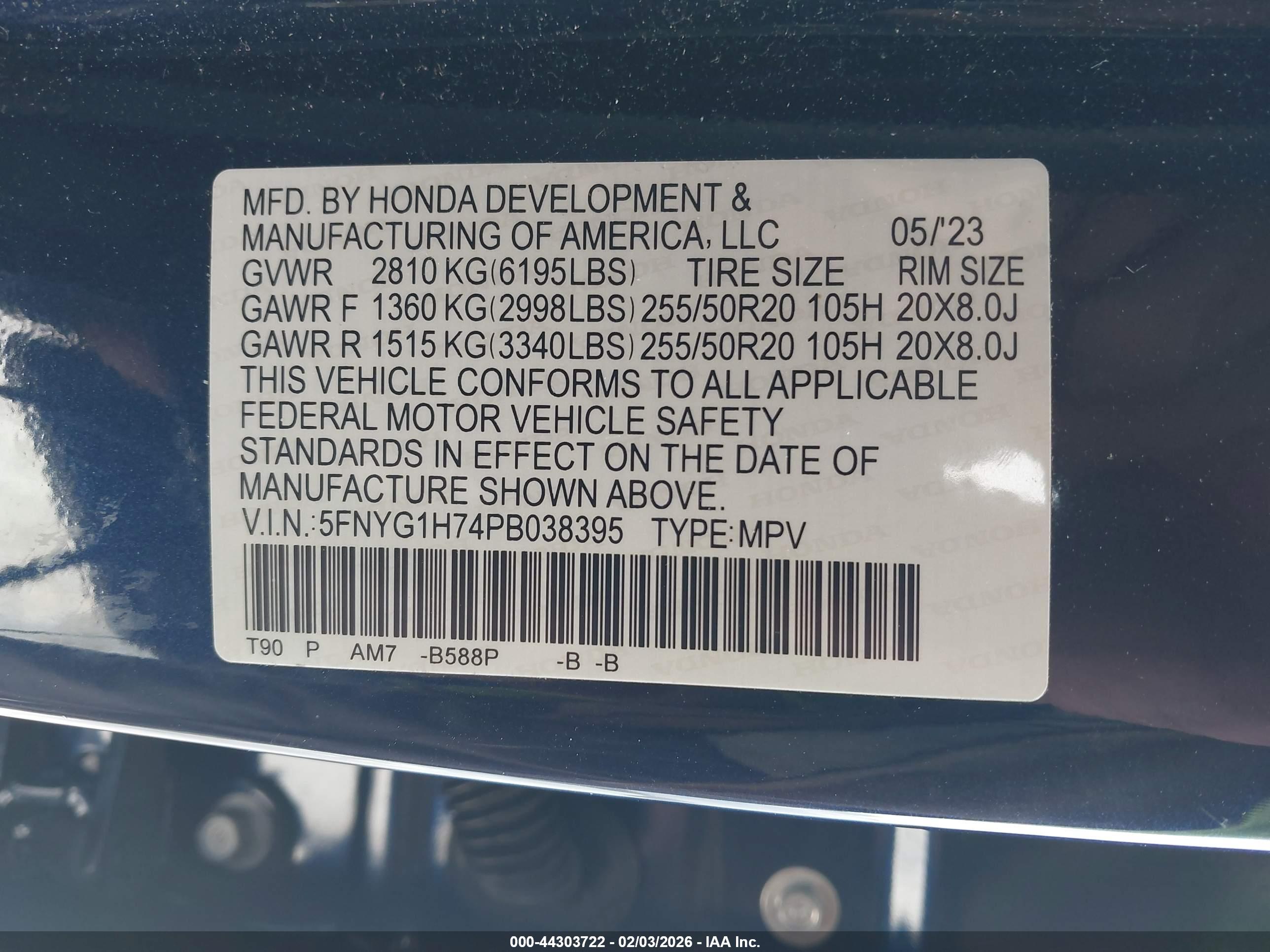 HONDA PILOT image 9