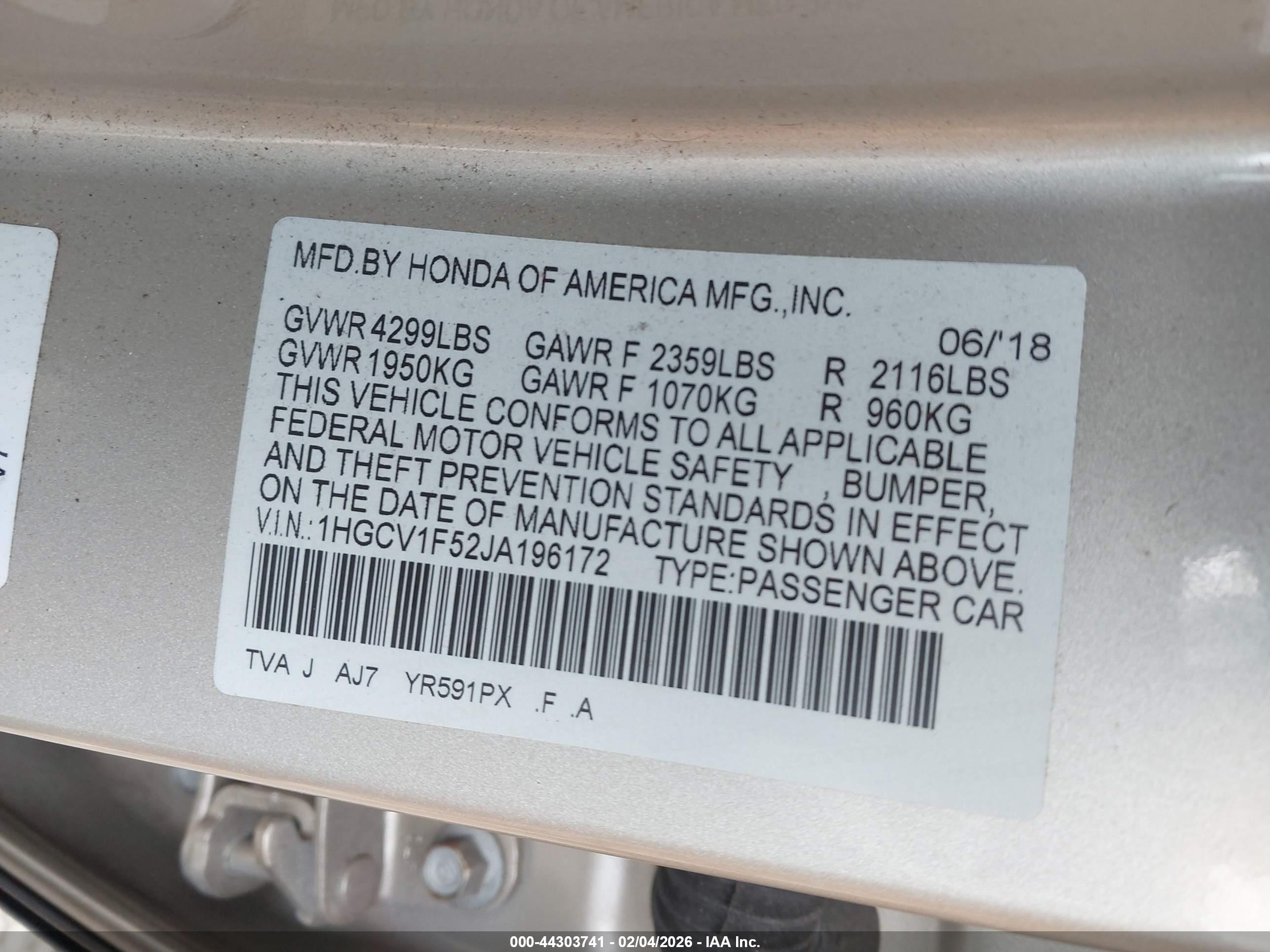HONDA ACCORD image 9