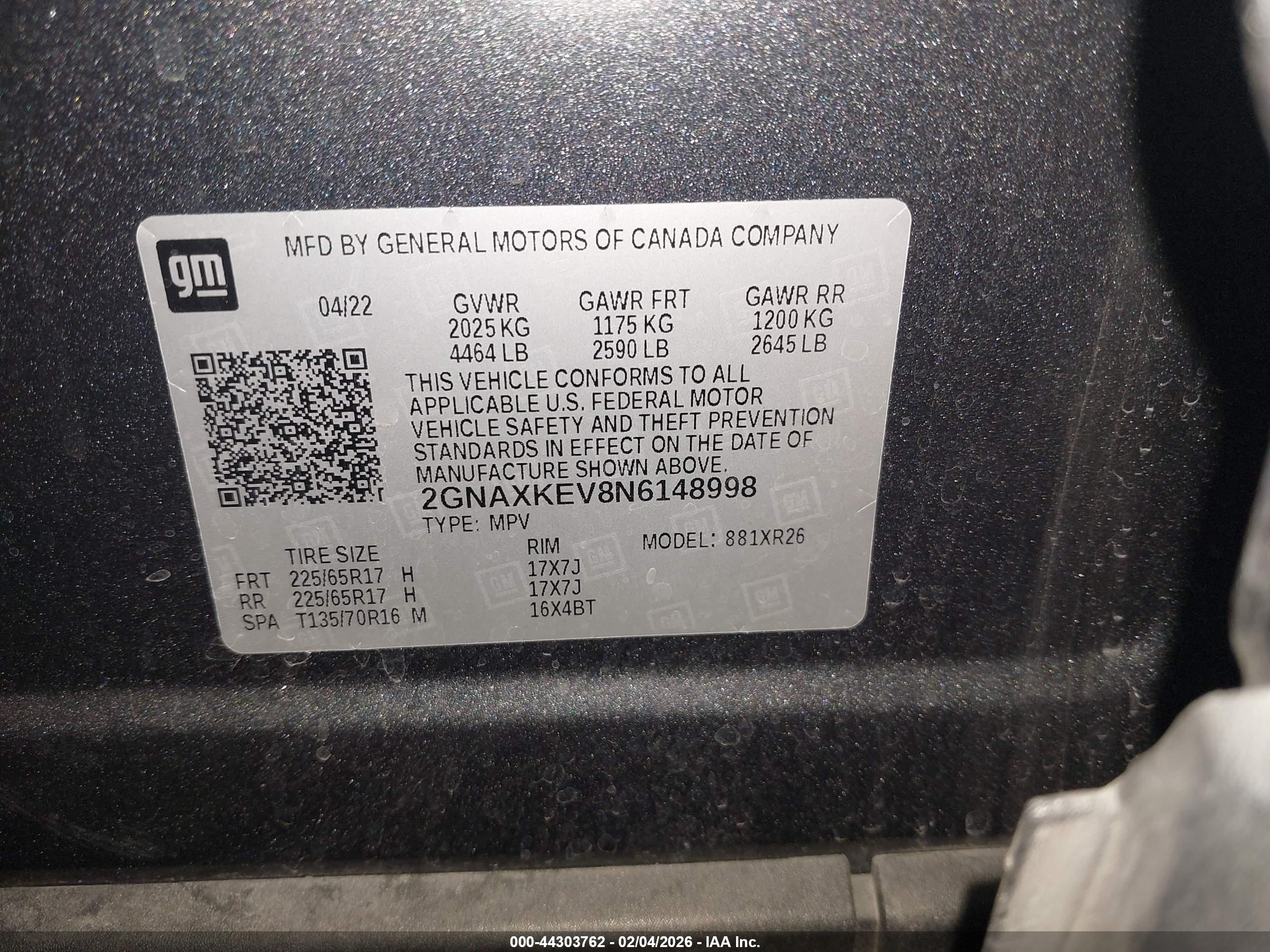 CHEVROLET EQUINOX image 9