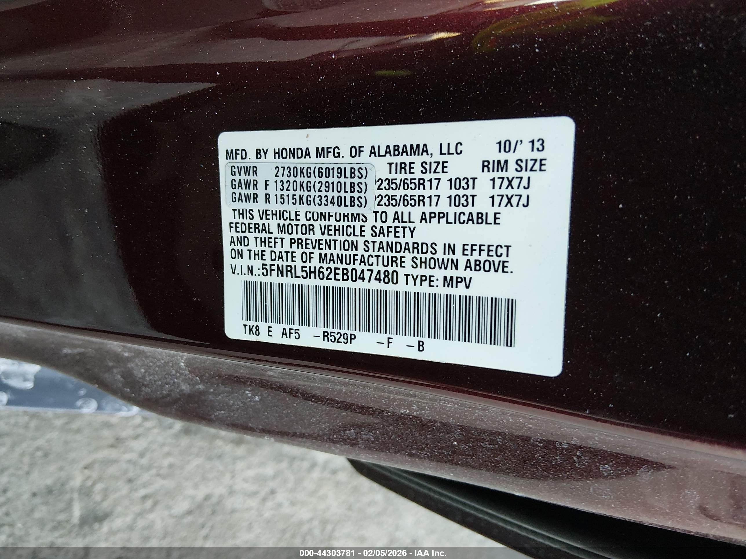 HONDA ODYSSEY image 9