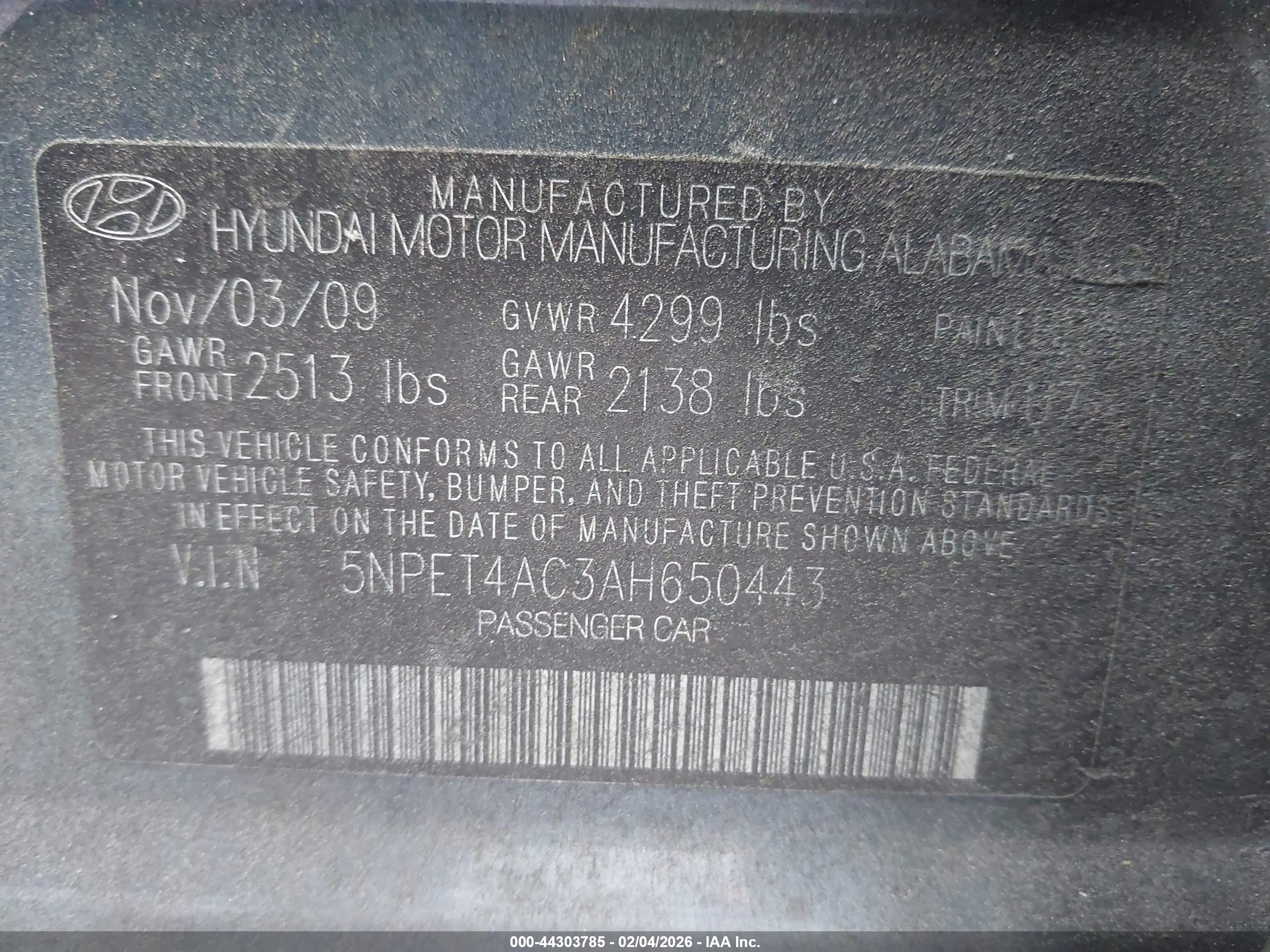 HYUNDAI SONATA image 9