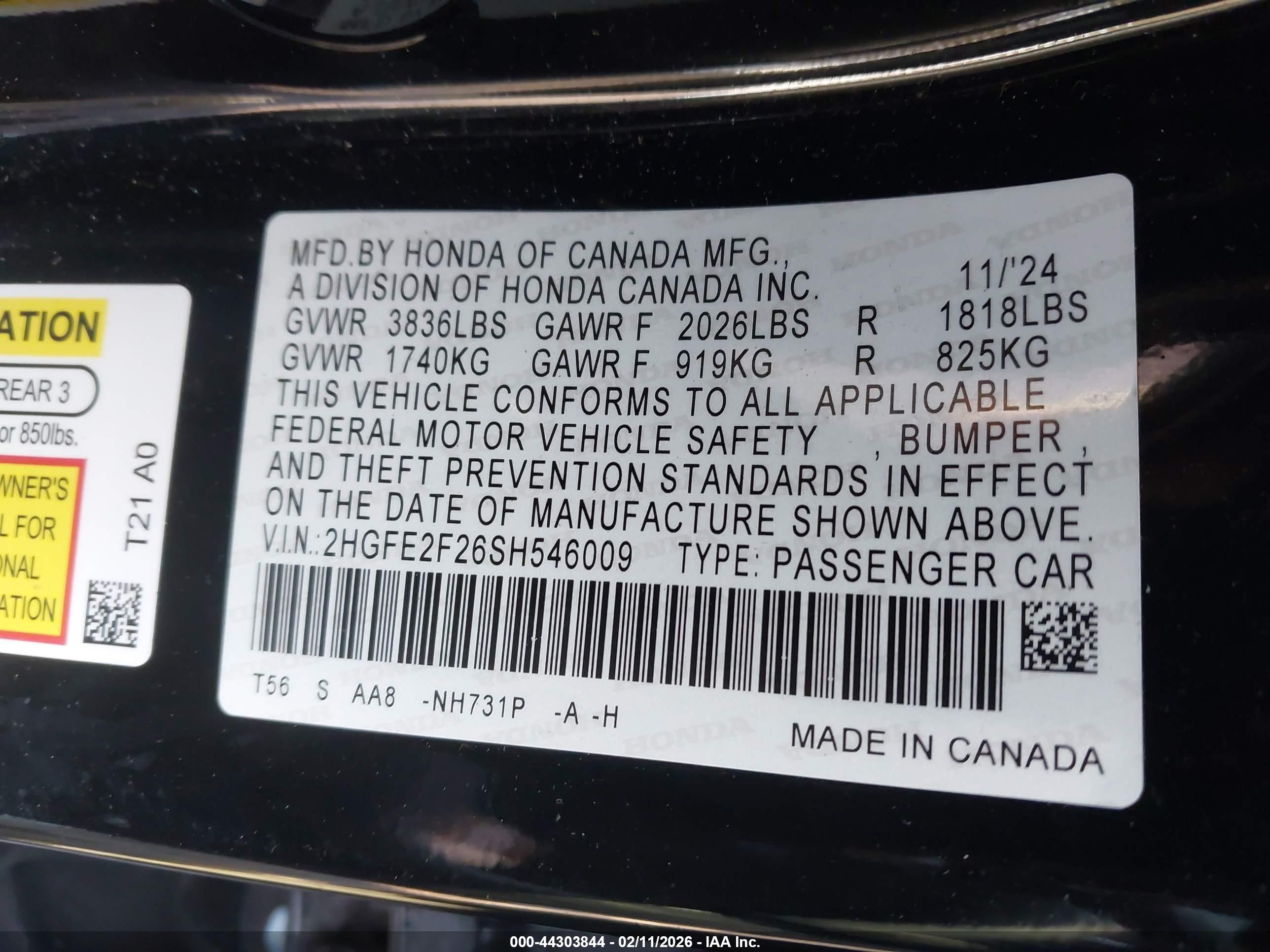 HONDA CIVIC image 9