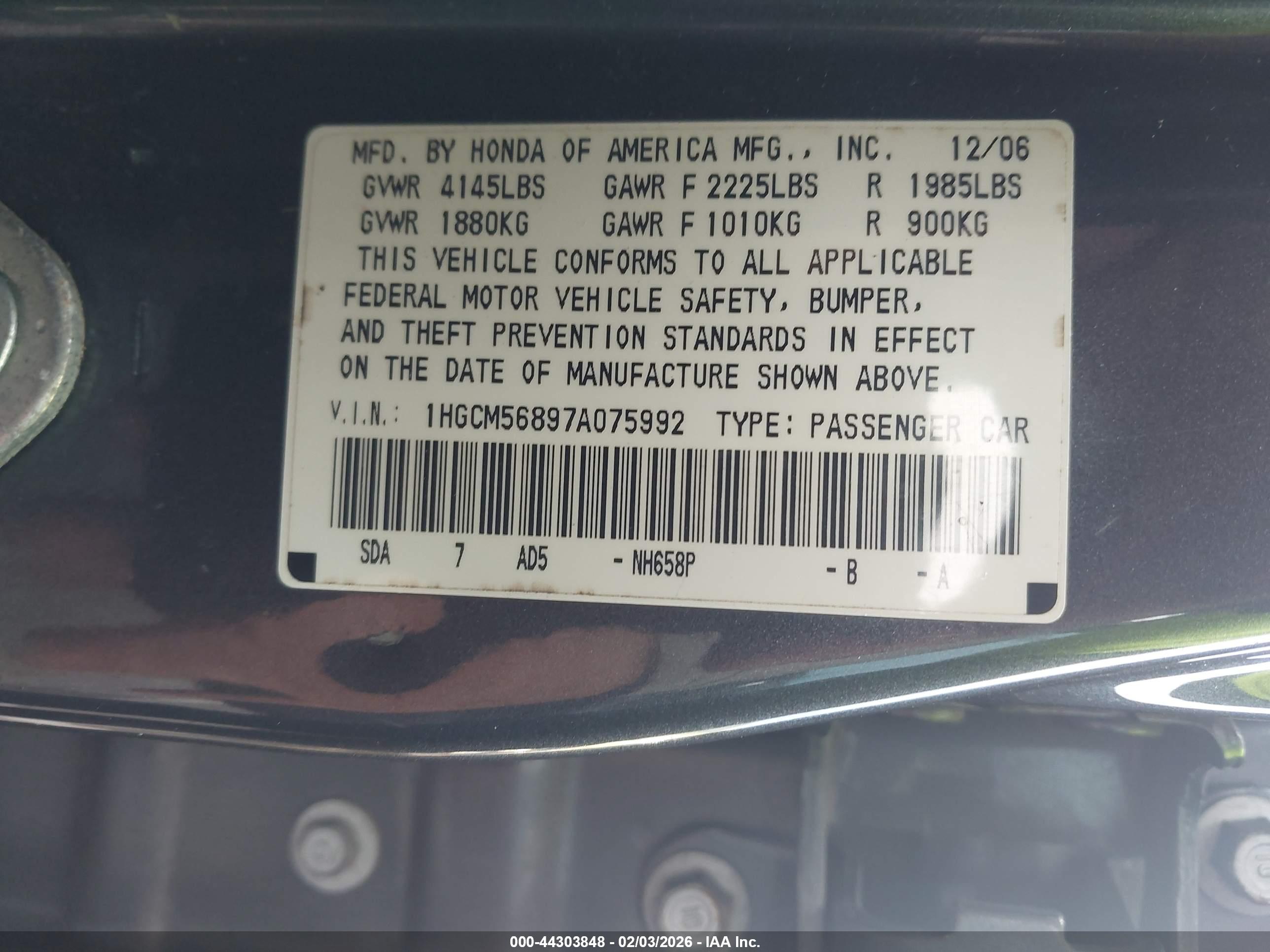 HONDA ACCORD image 9
