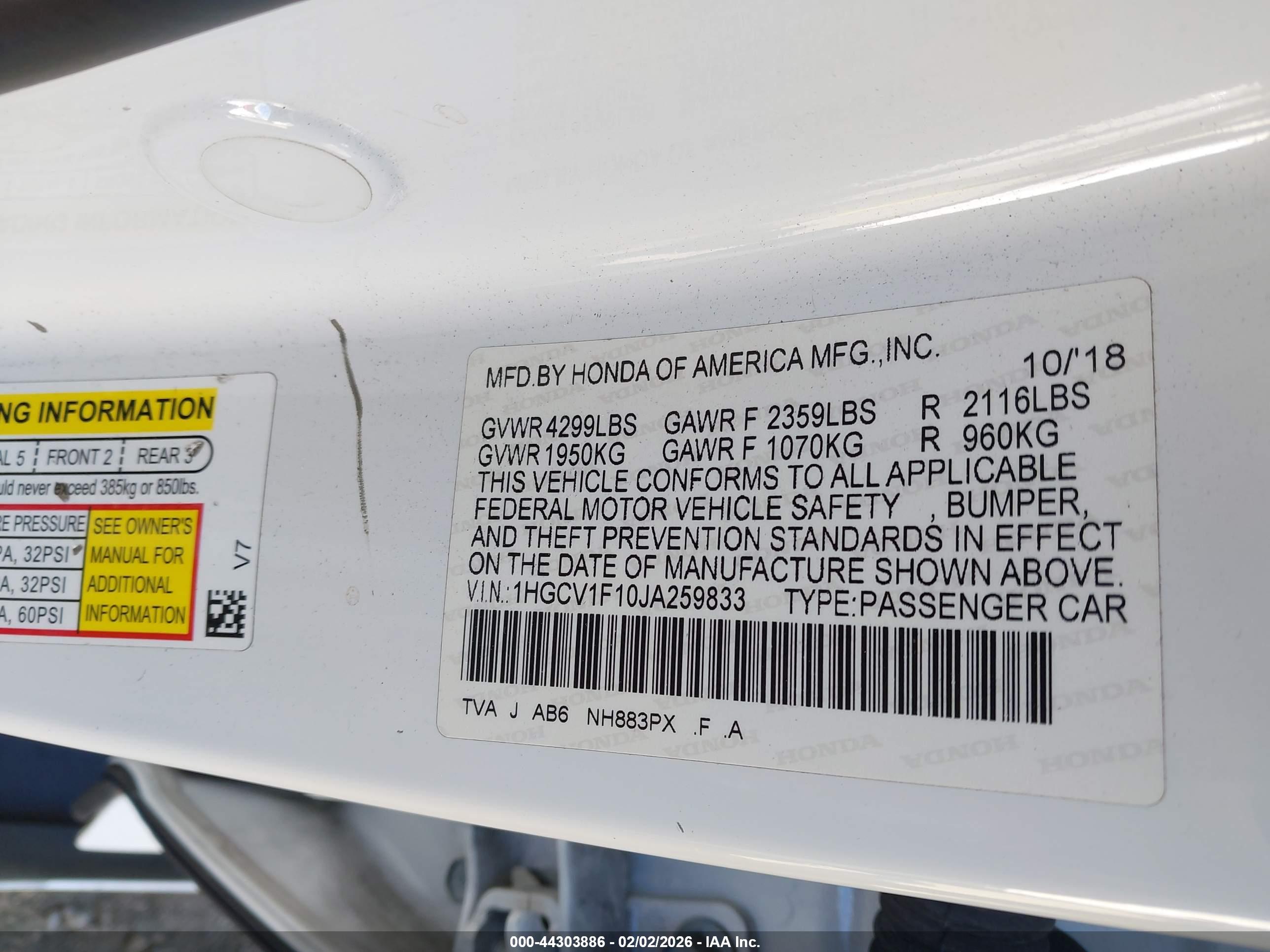 HONDA ACCORD image 9