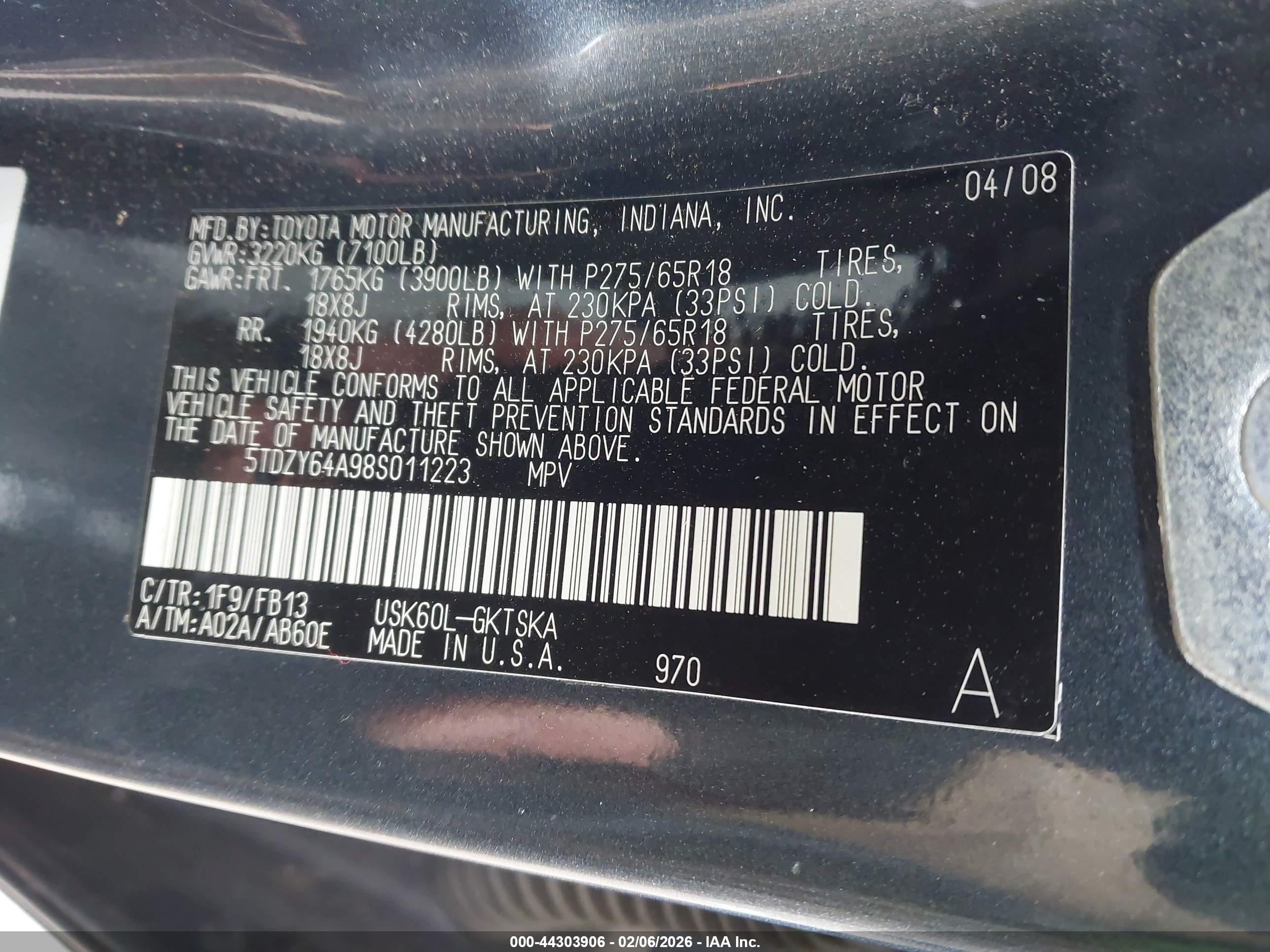 TOYOTA SEQUOIA image 9