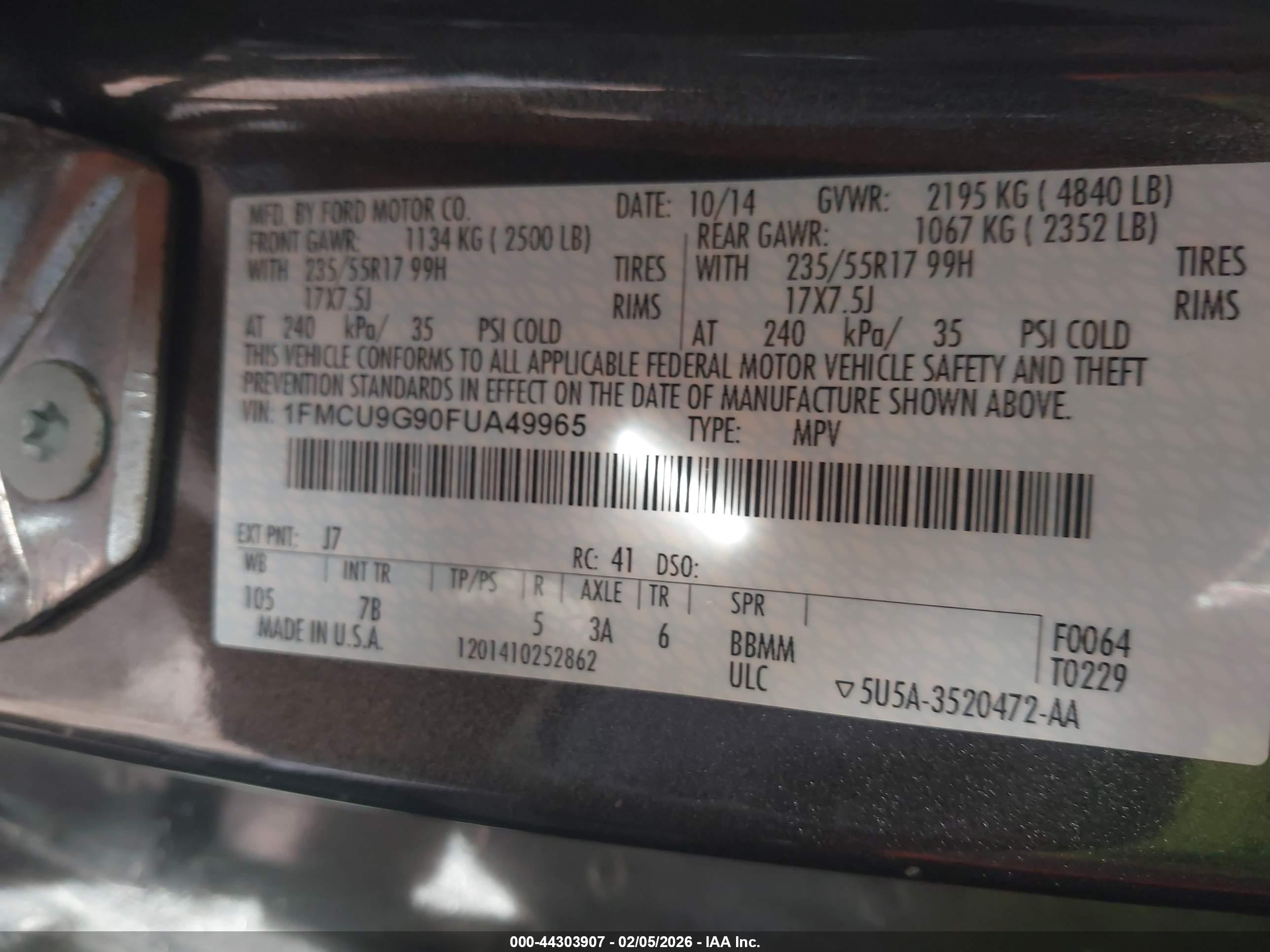 FORD ESCAPE image 9