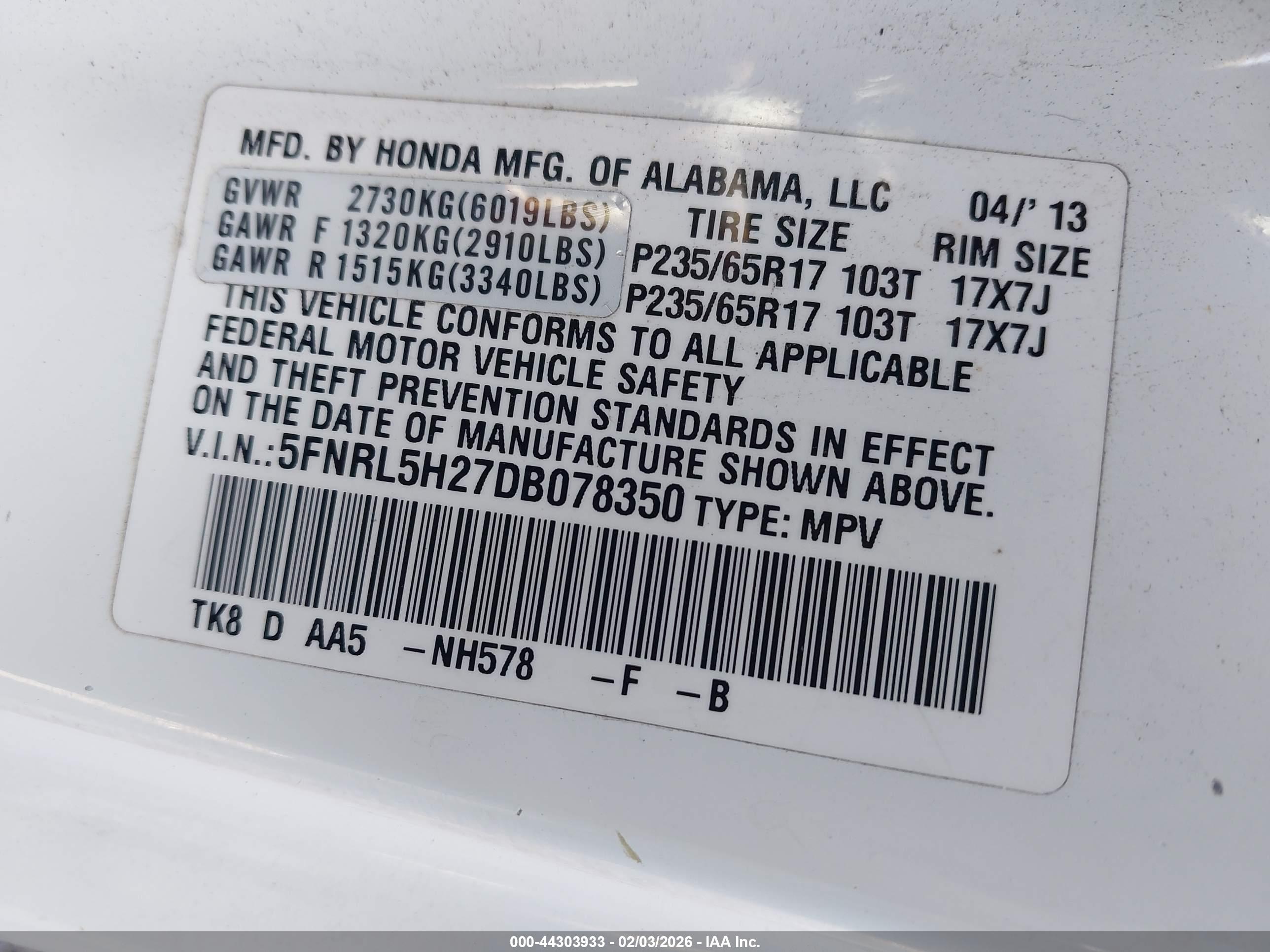 HONDA ODYSSEY image 9