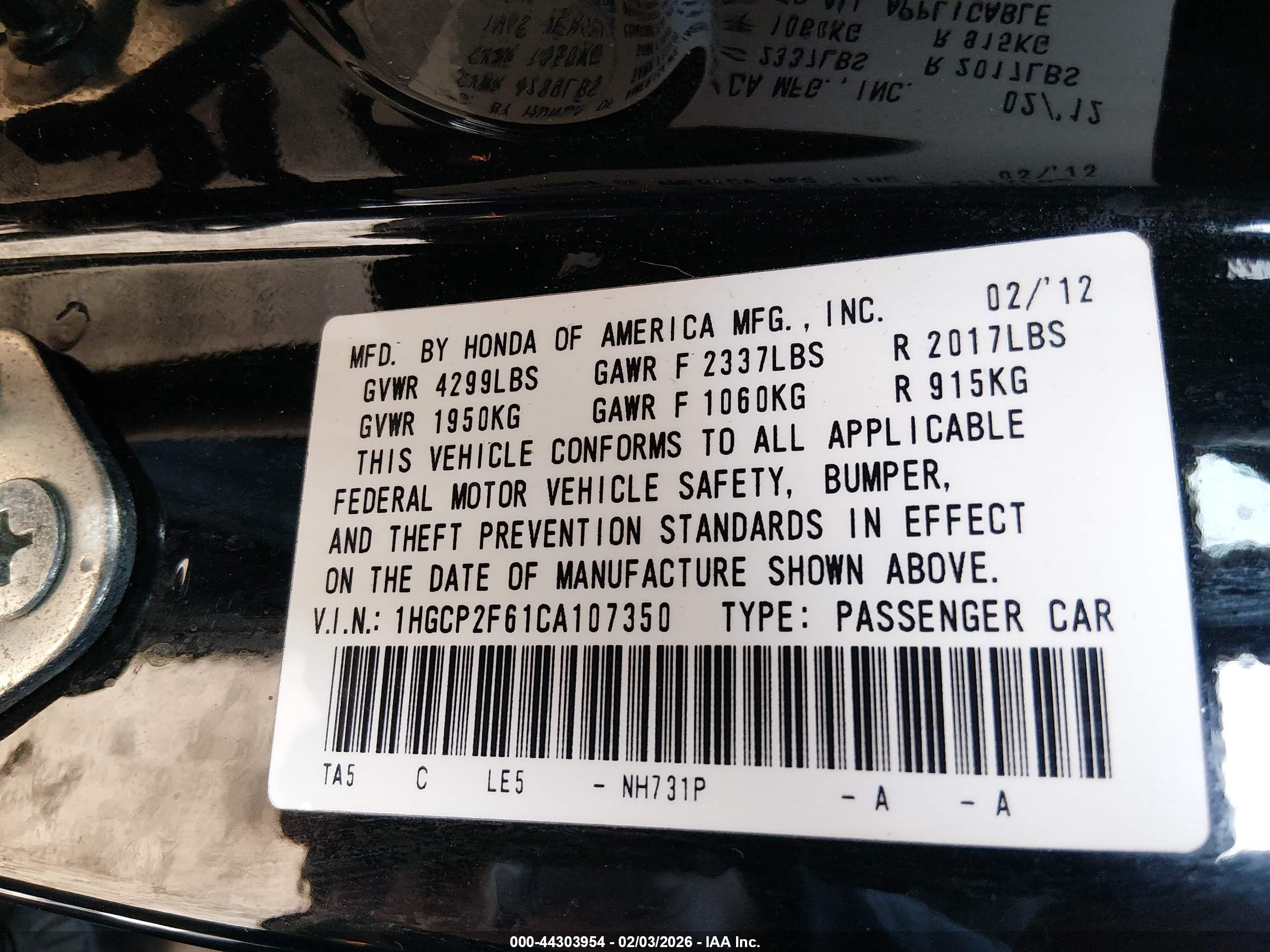 HONDA ACCORD image 9