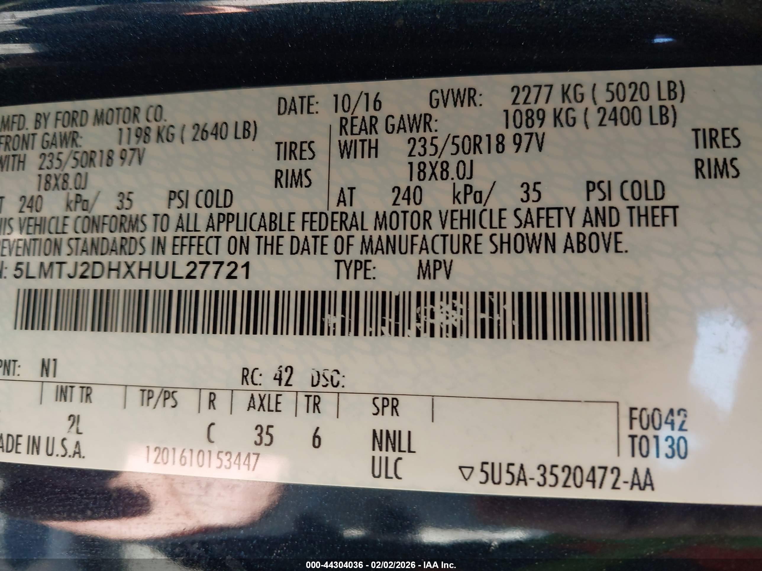 LINCOLN MKC image 9