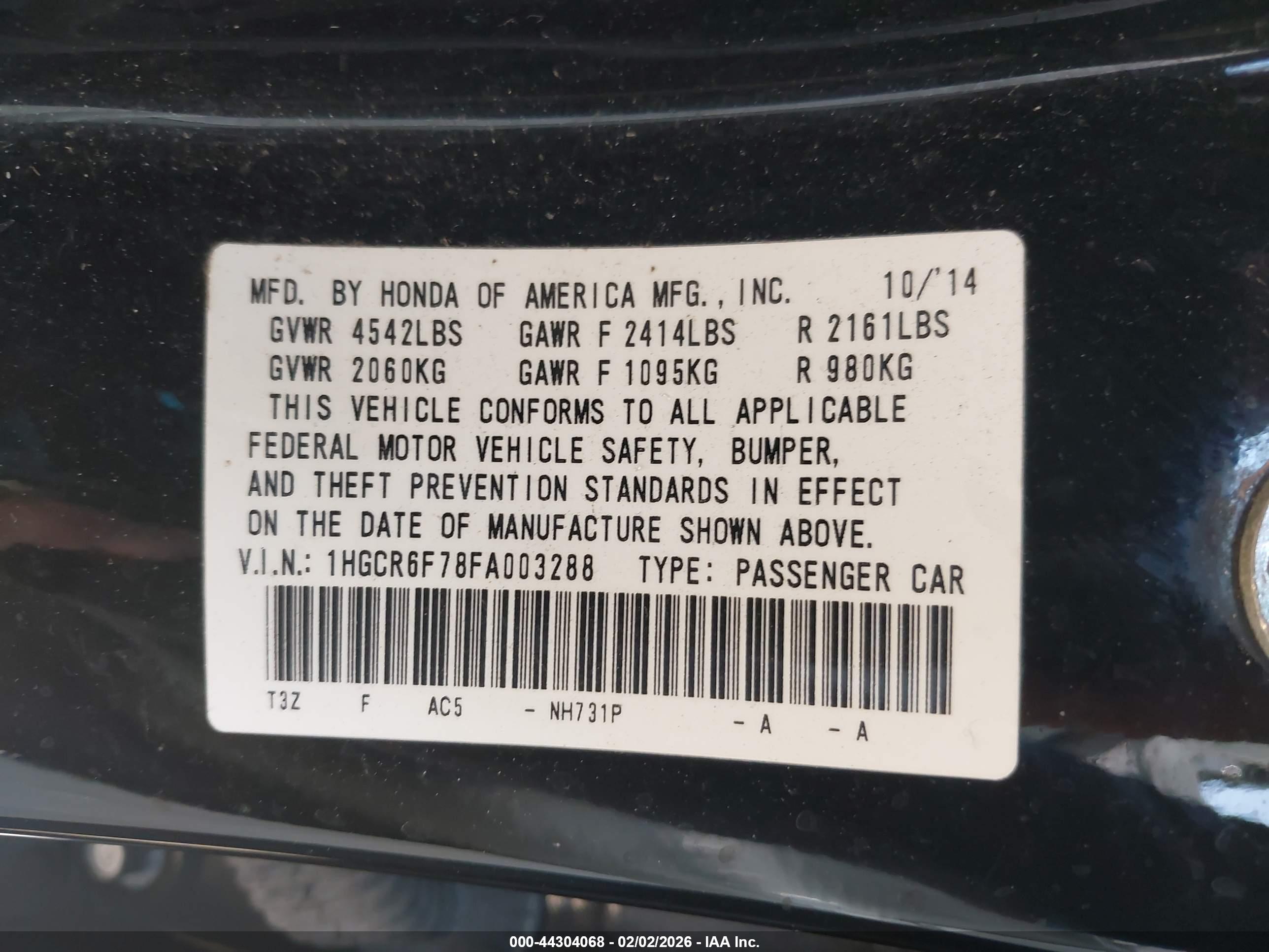 HONDA ACCORD image 9