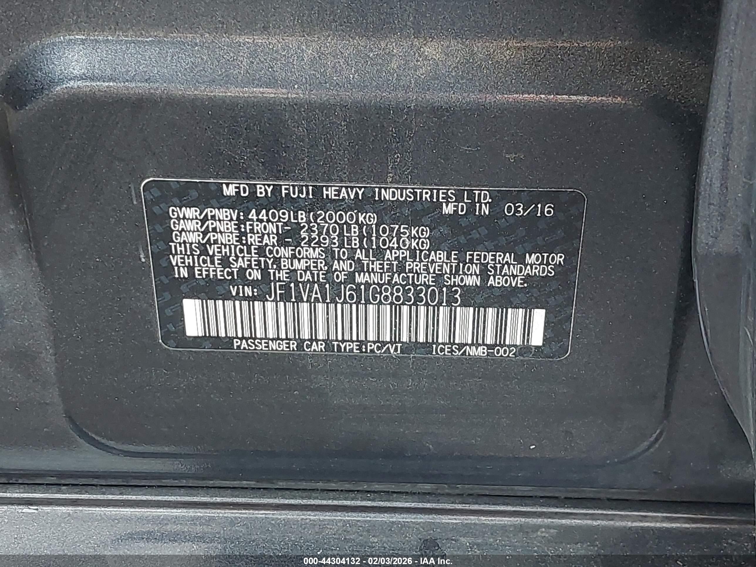 SUBARU WRX image 9