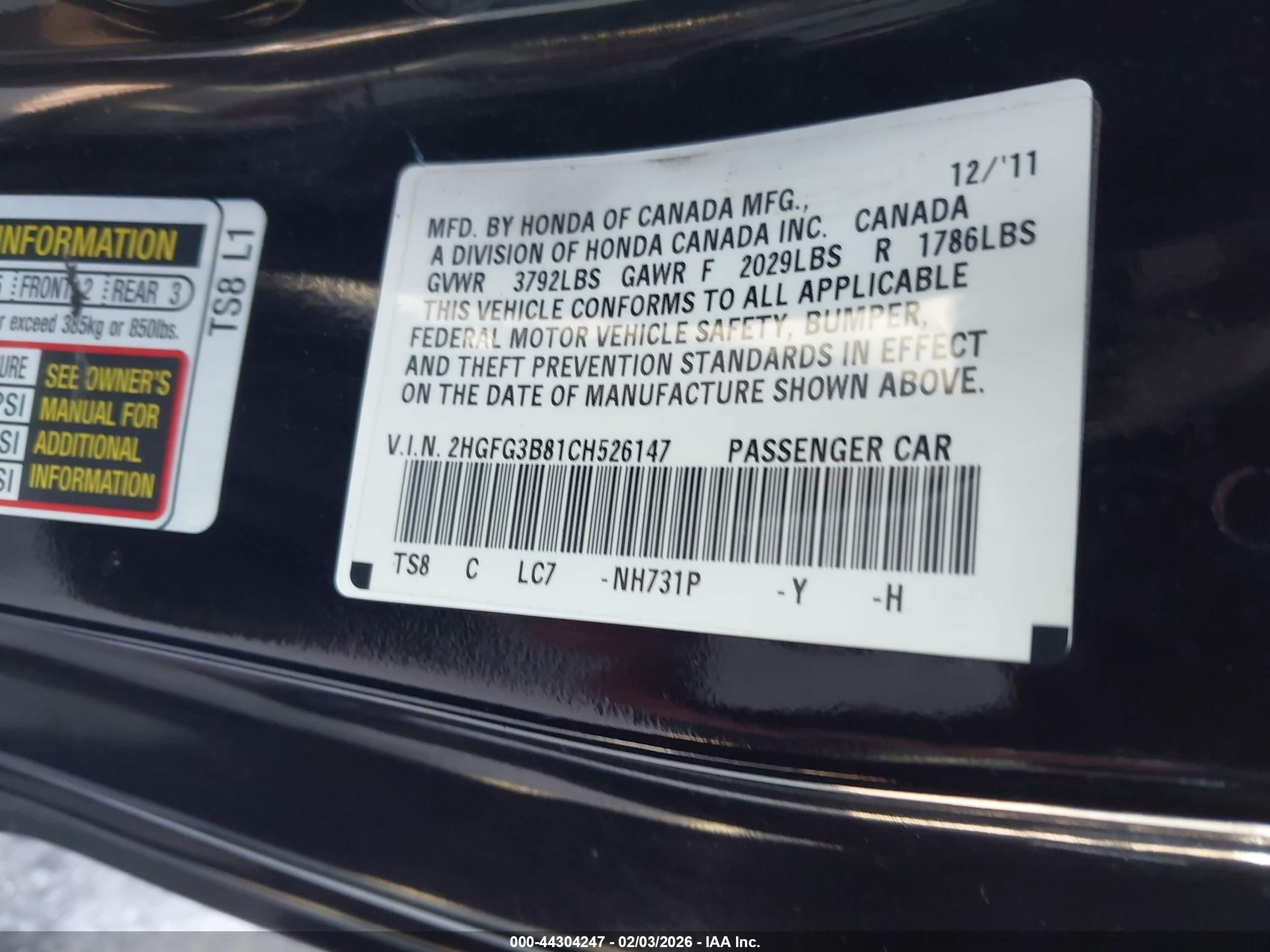 HONDA CIVIC image 9