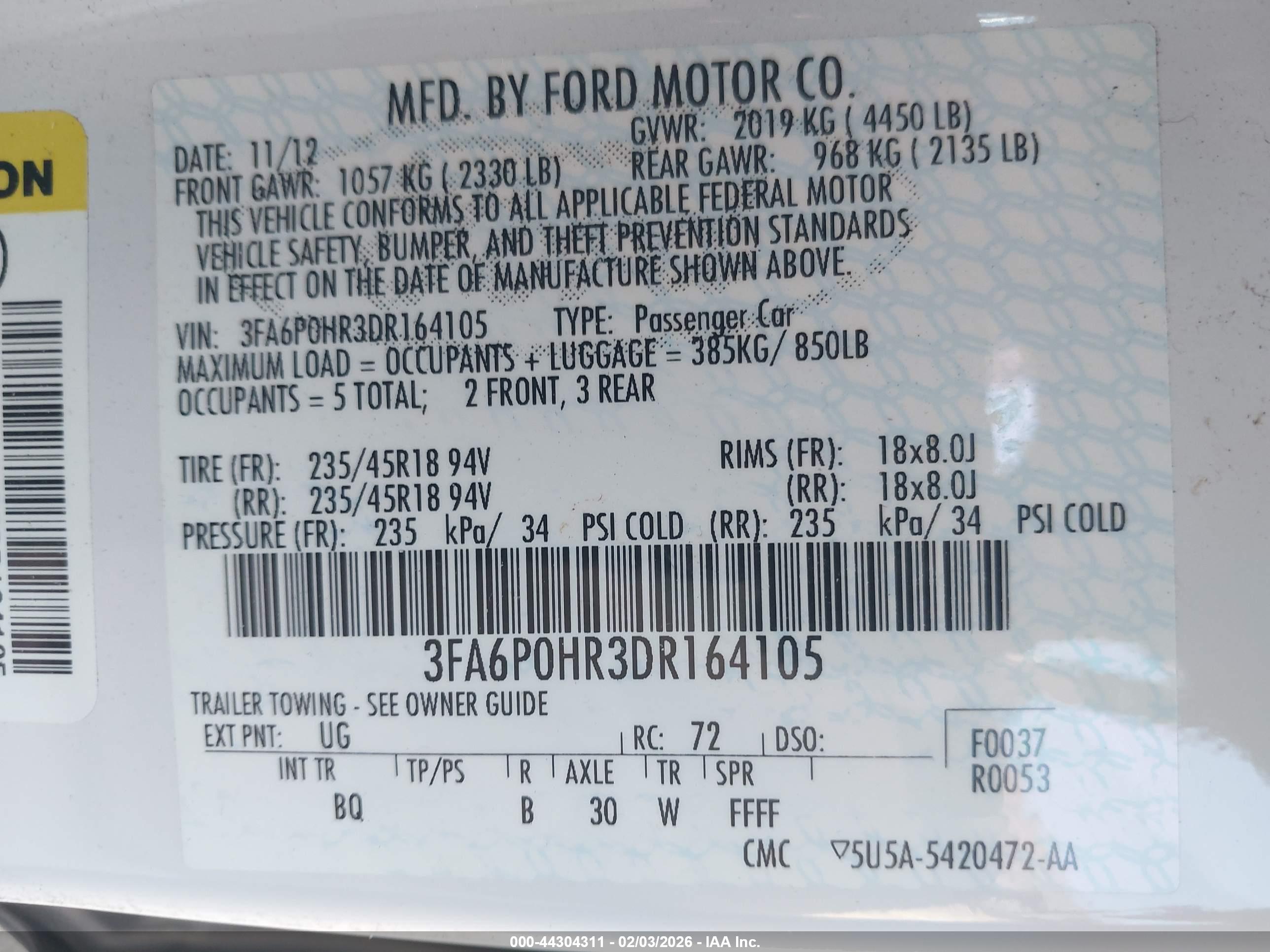 FORD FUSION image 9