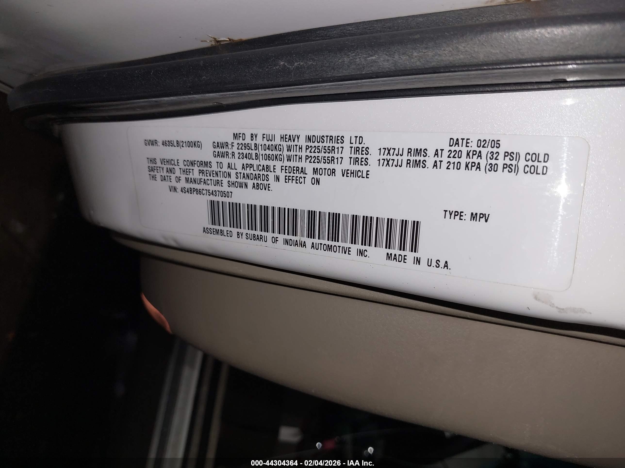 SUBARU OUTBACK image 9