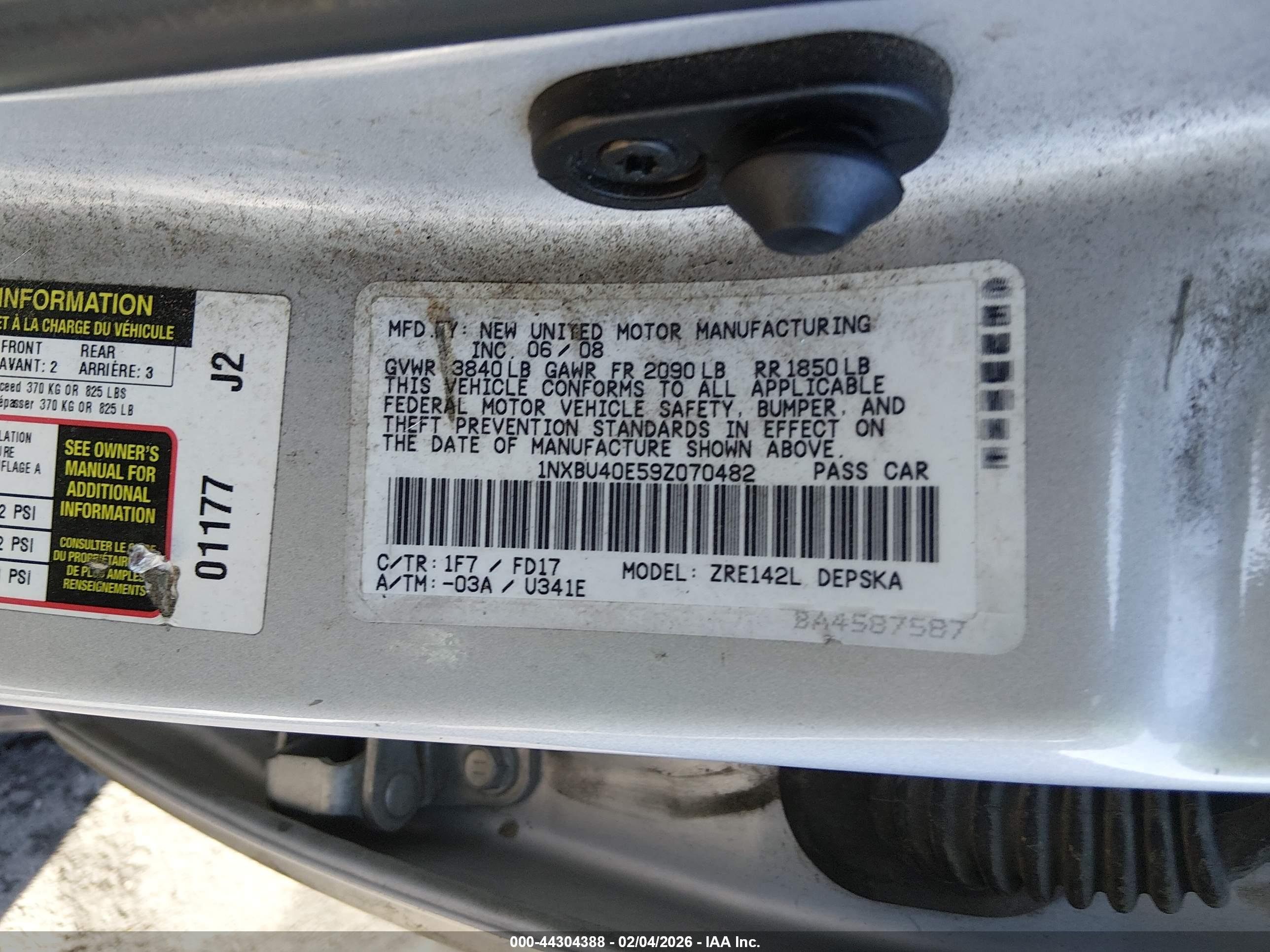 TOYOTA COROLLA image 9
