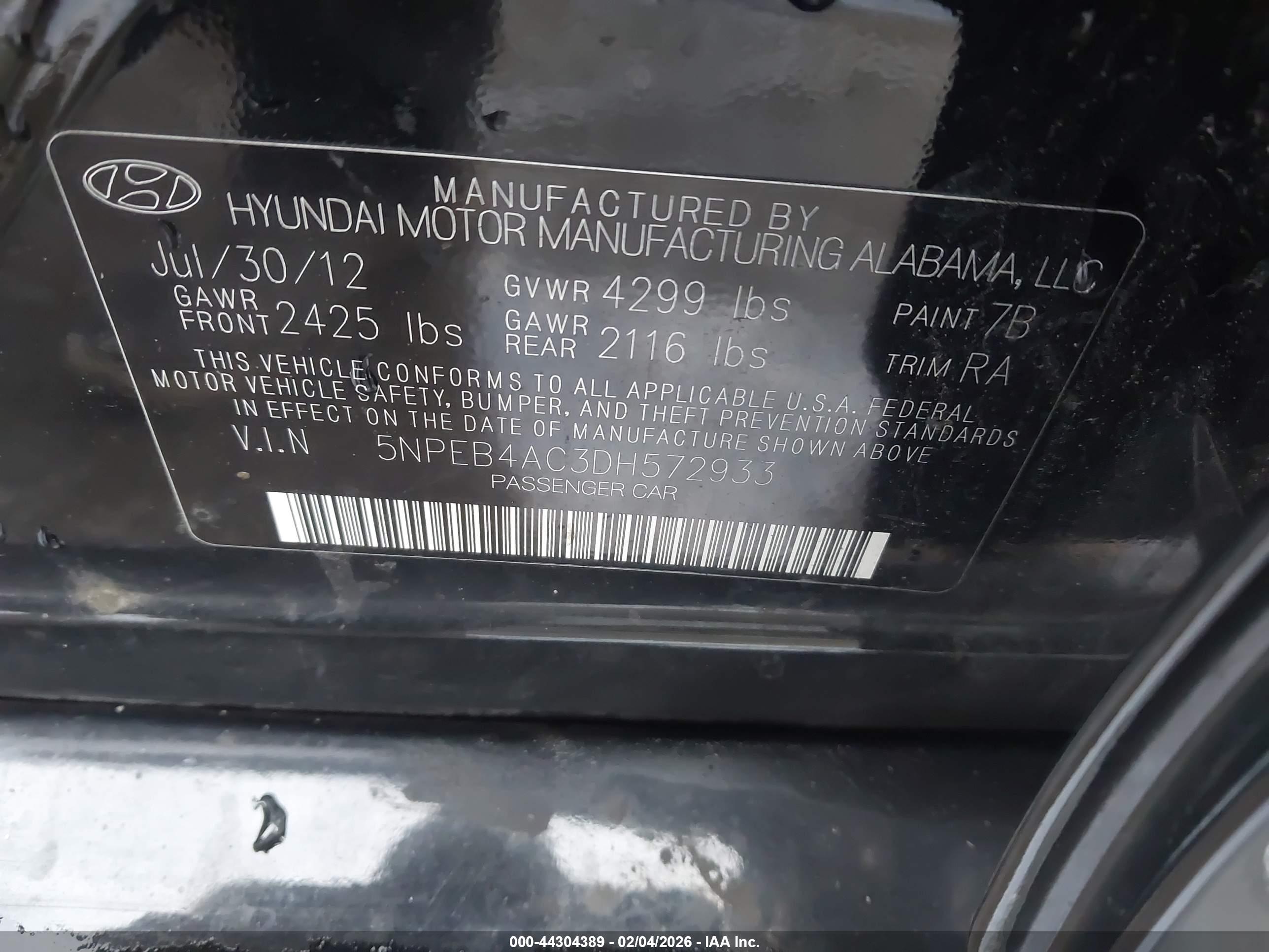 HYUNDAI SONATA image 9