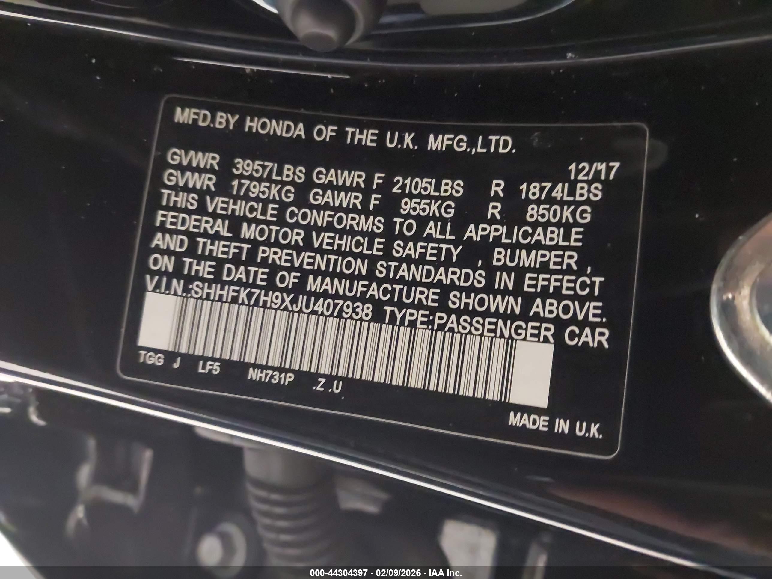 HONDA CIVIC image 9