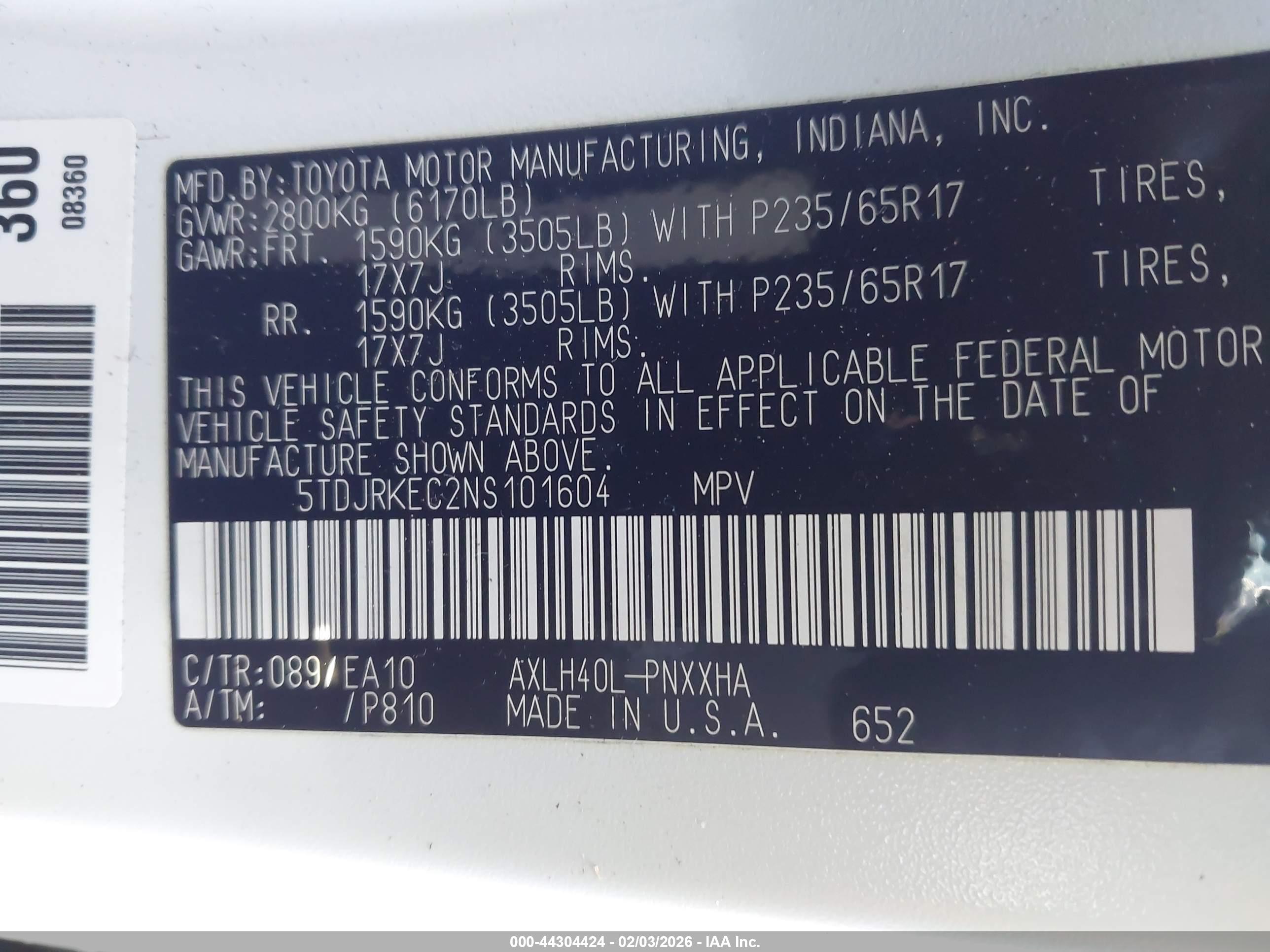 TOYOTA SIENNA image 9