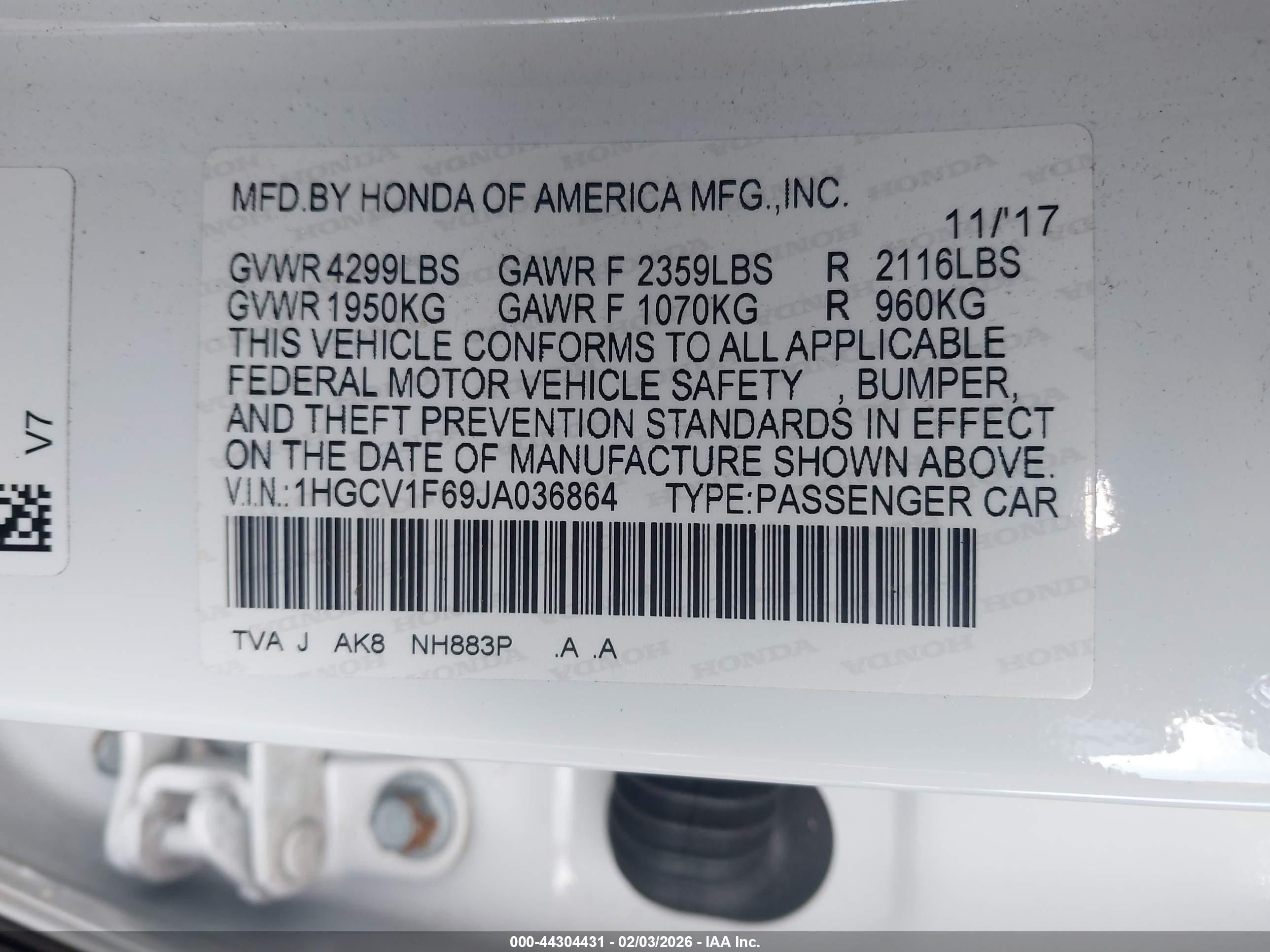 HONDA ACCORD image 9