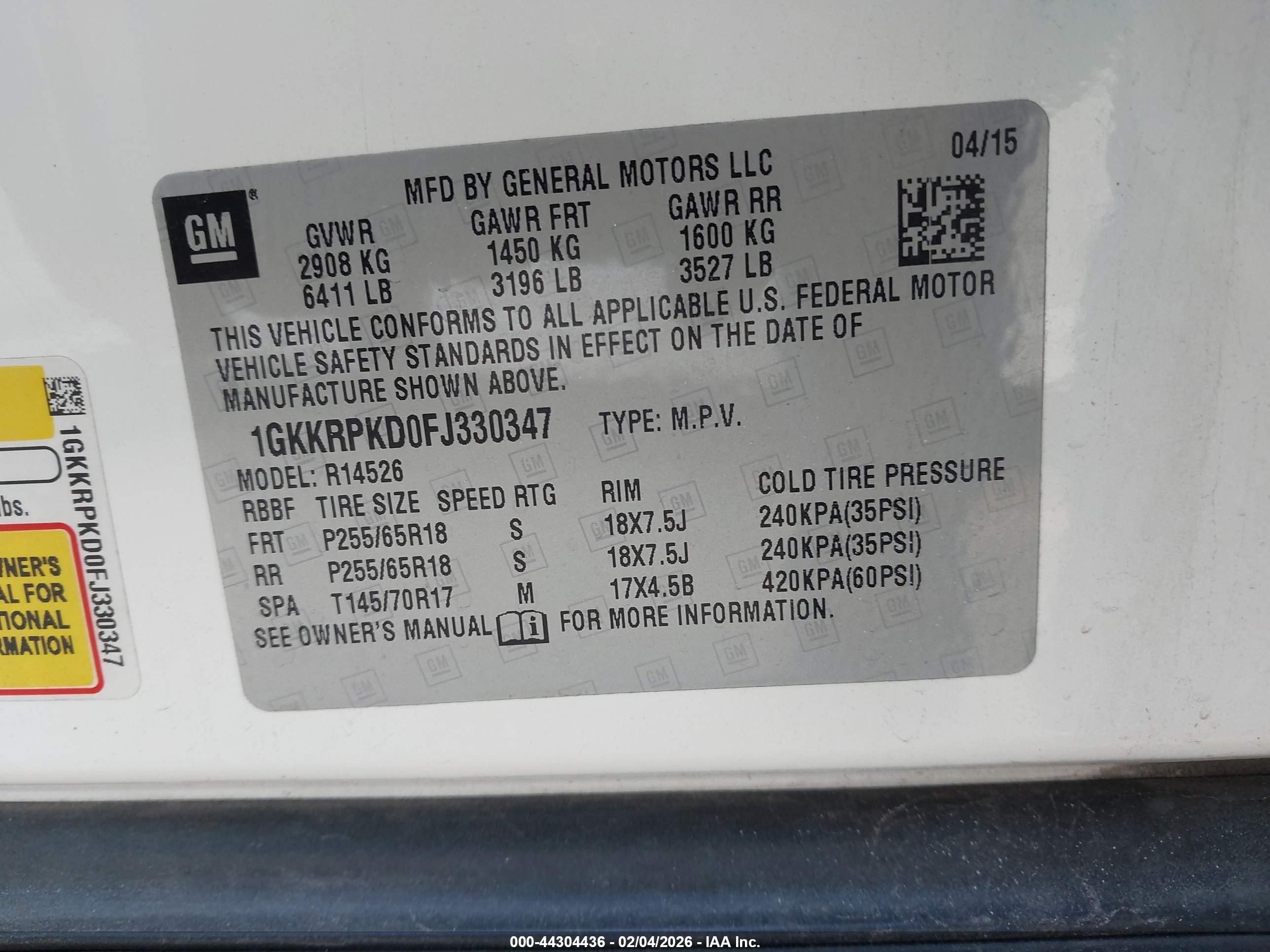 GMC ACADIA image 9