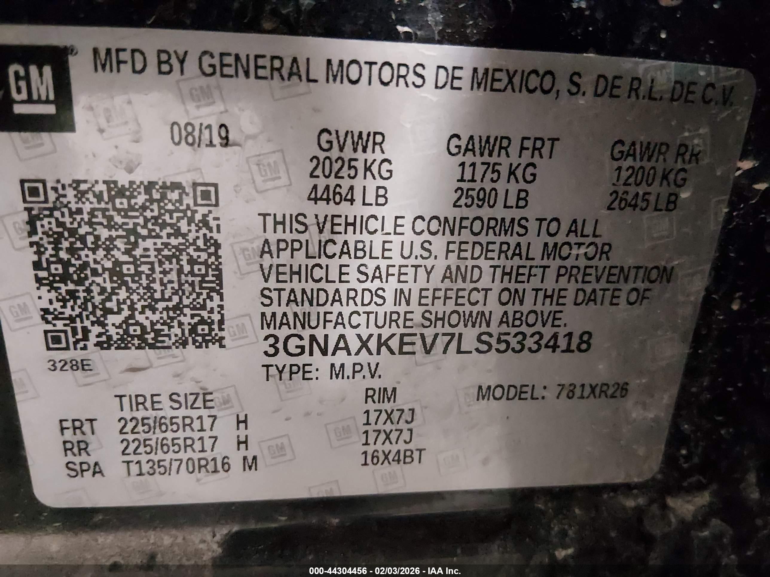 CHEVROLET EQUINOX image 9