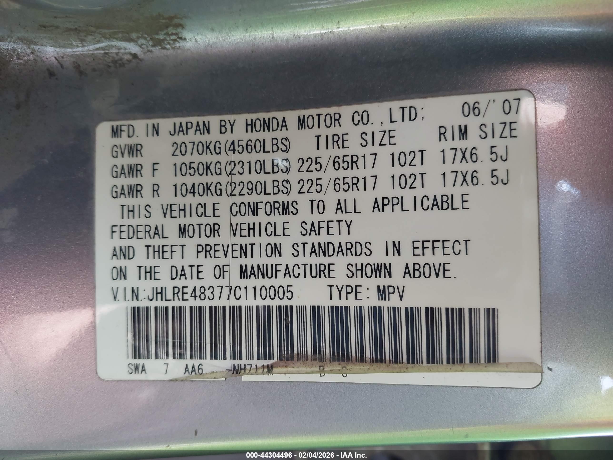 HONDA CR-V image 9