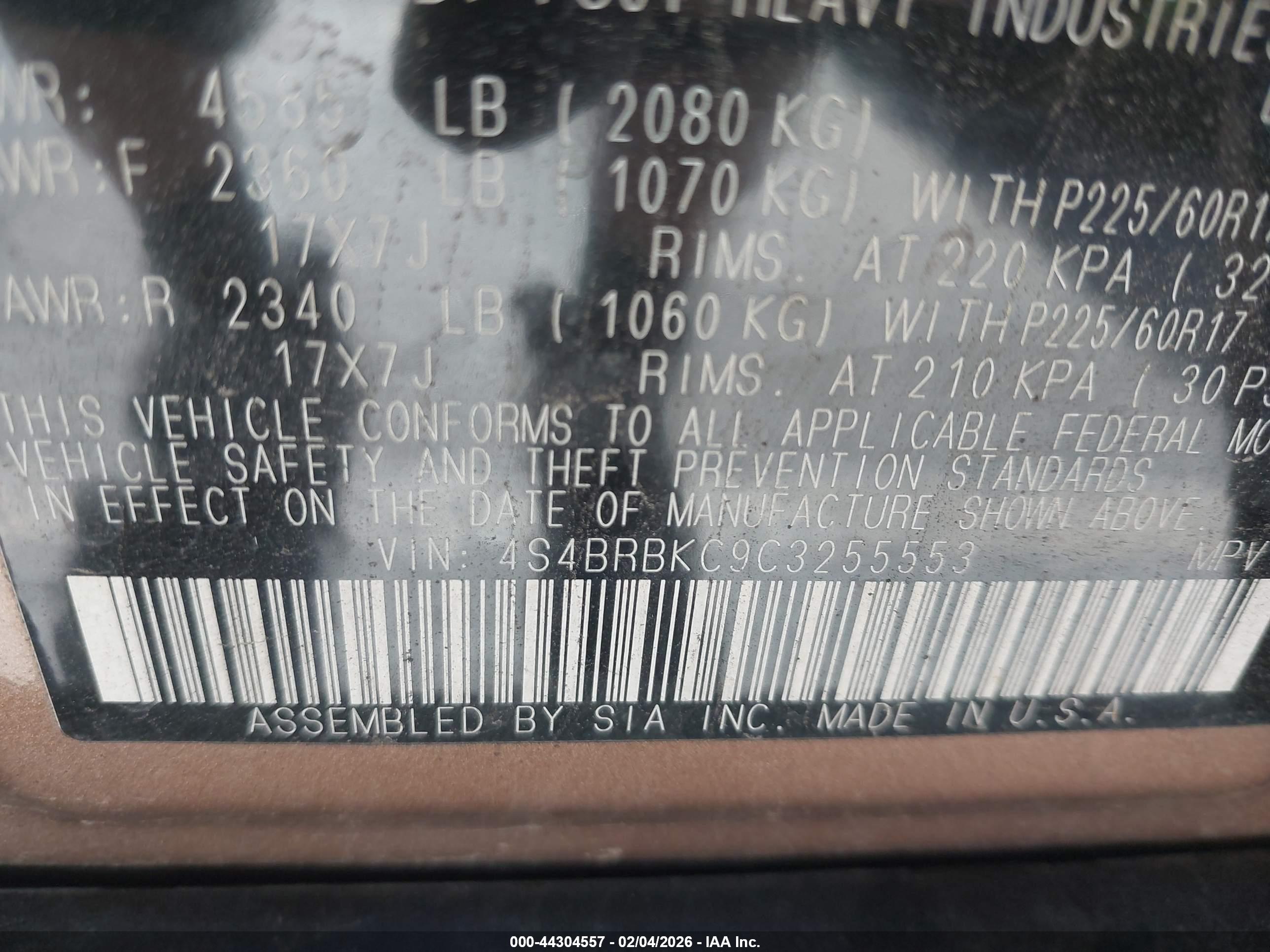 SUBARU OUTBACK image 9