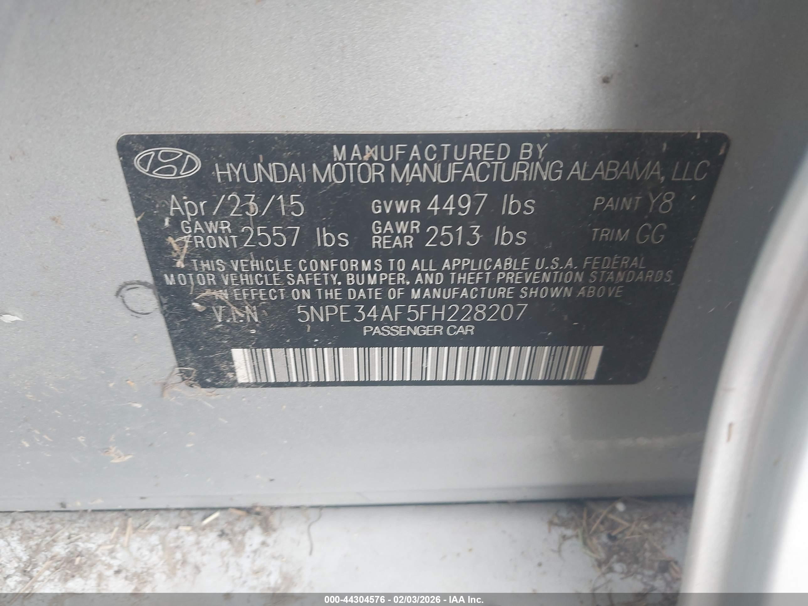 HYUNDAI SONATA image 9